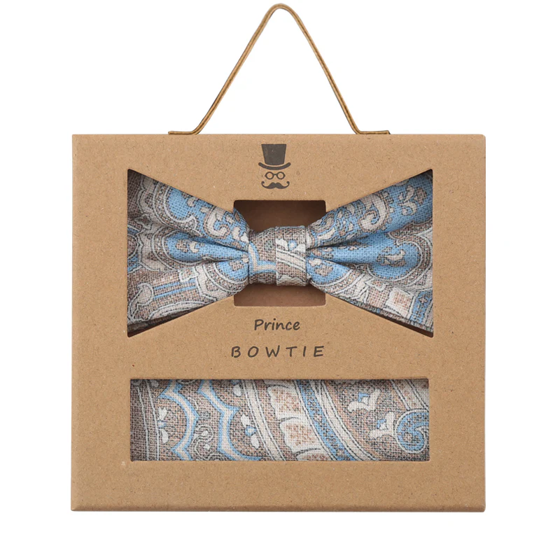 Prince Bowtie Set Fliege + Einstecktuch - Image 2
