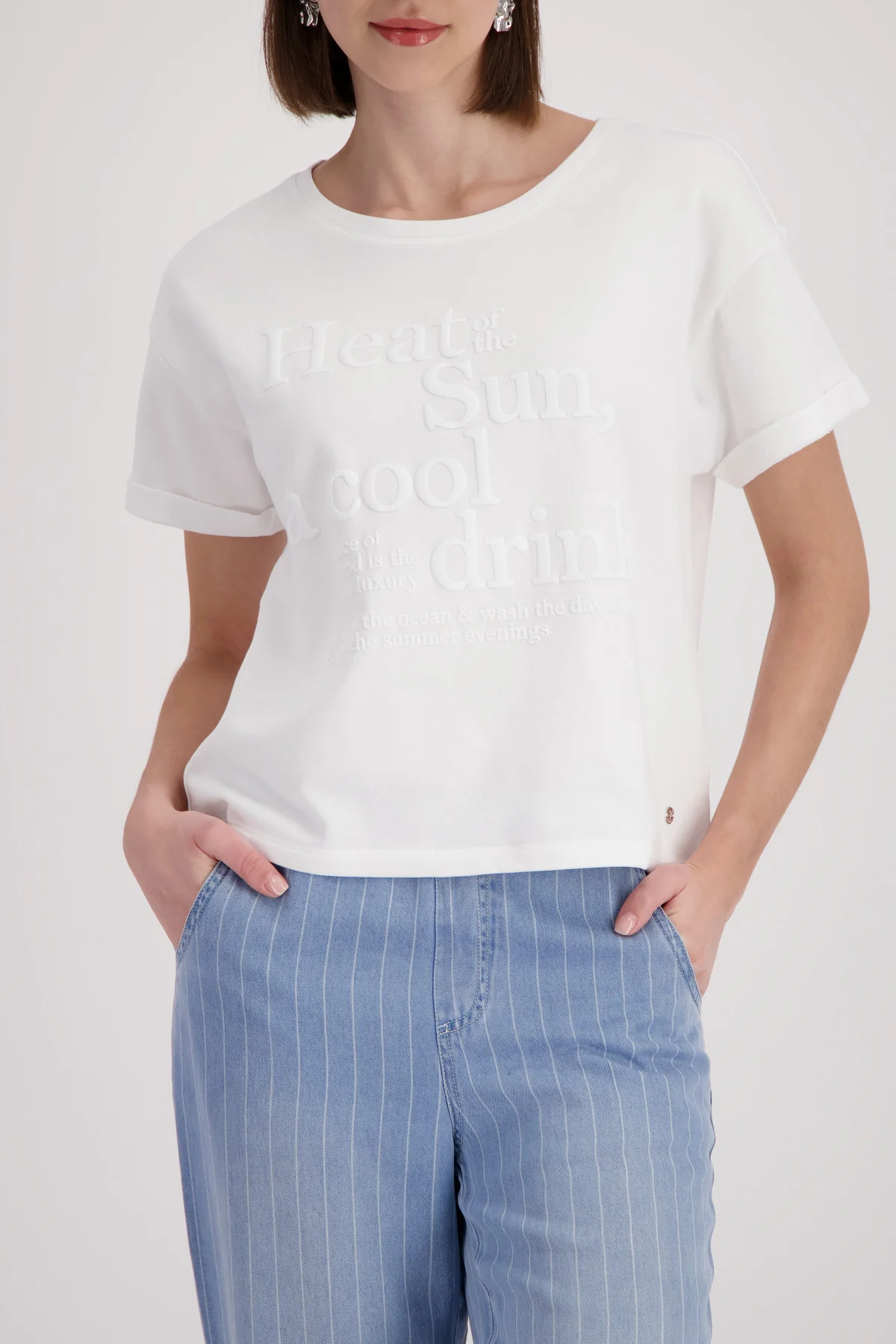 Sweatshirt mit toniger Schrift - Image 4