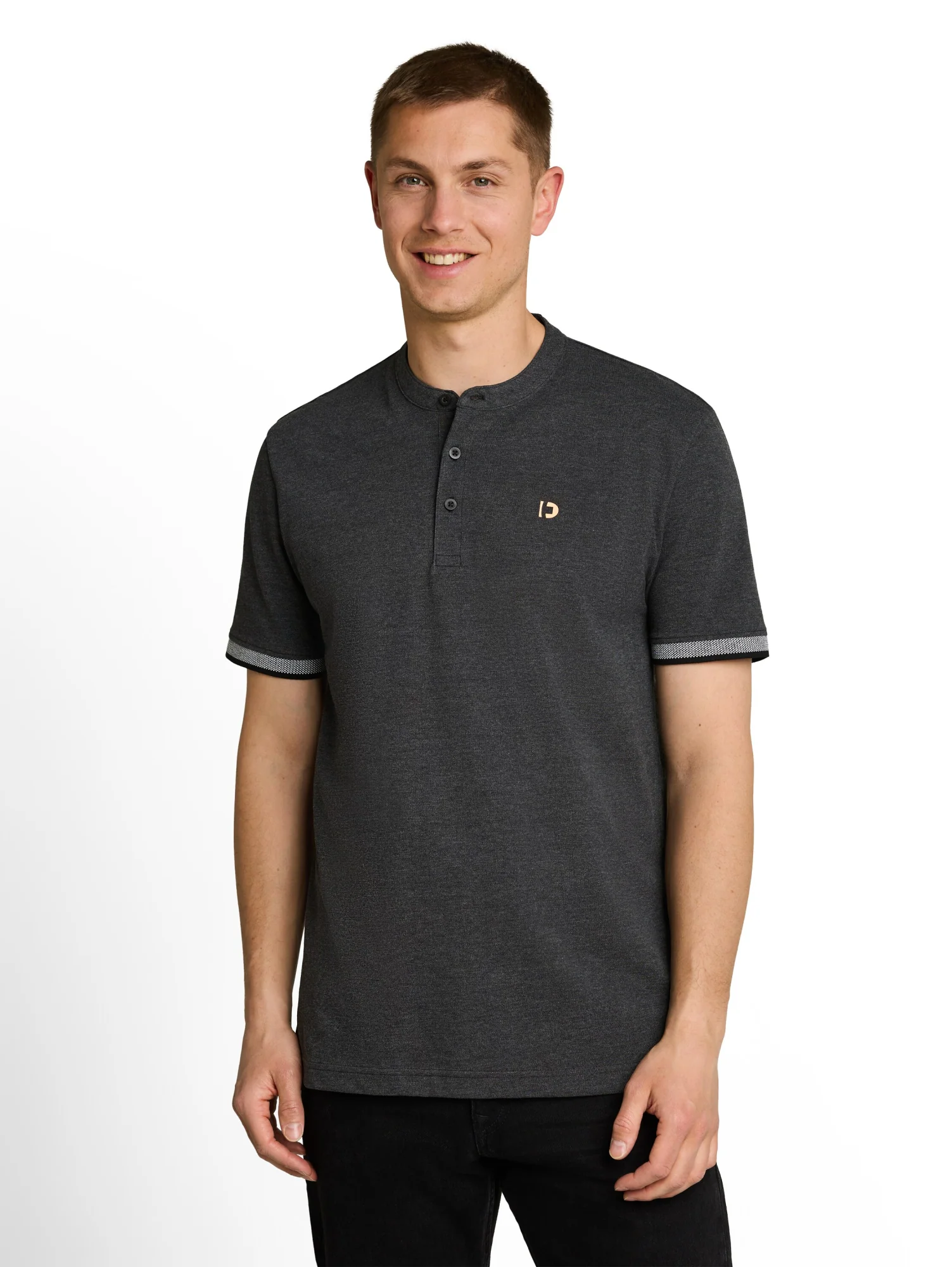 Piqué Poloshirt mit Stehkragen - Image 5