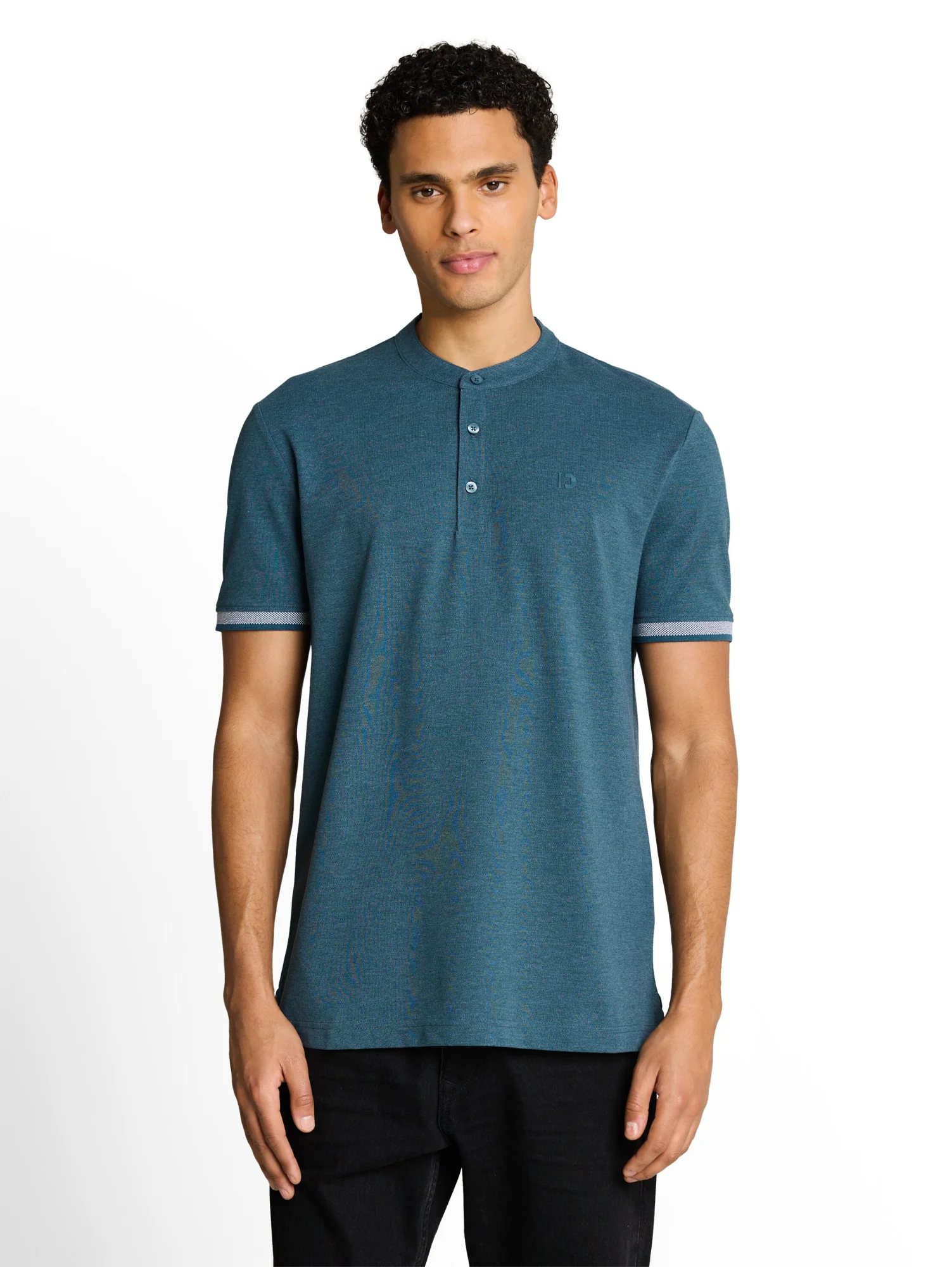 Piqué Poloshirt mit Stehkragen - Image 6