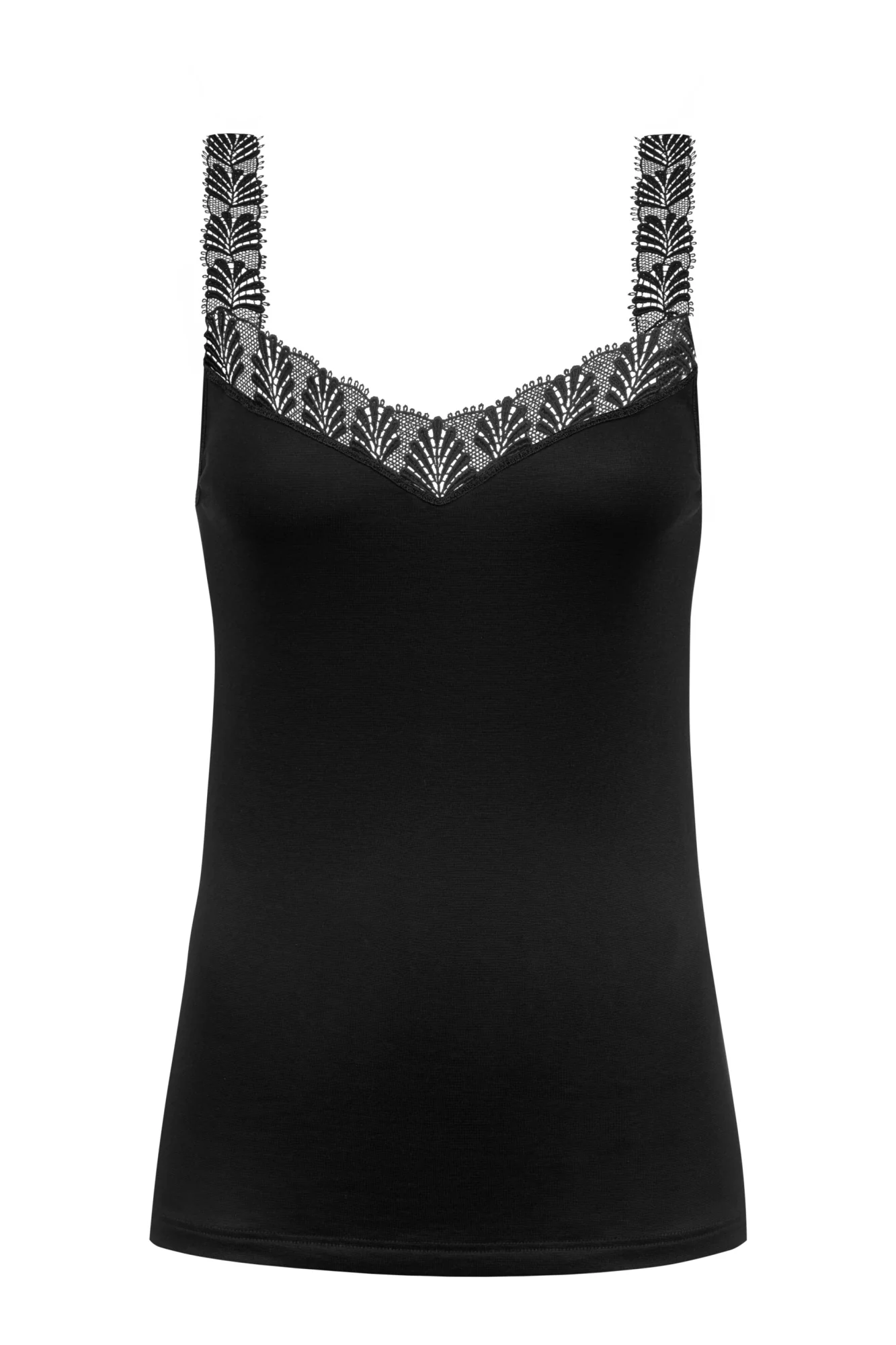 Top mit Spitzen-Detail