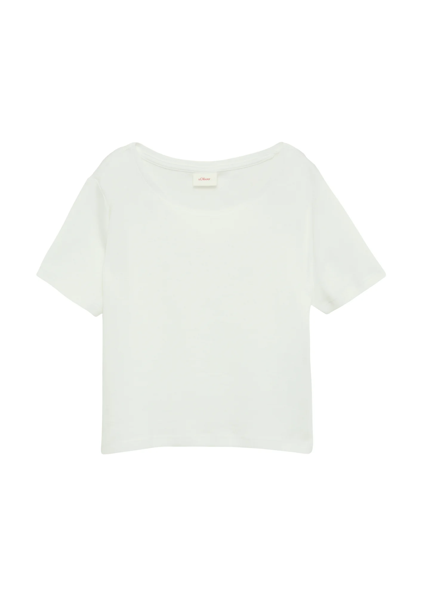 Verkürztes Rippshirt