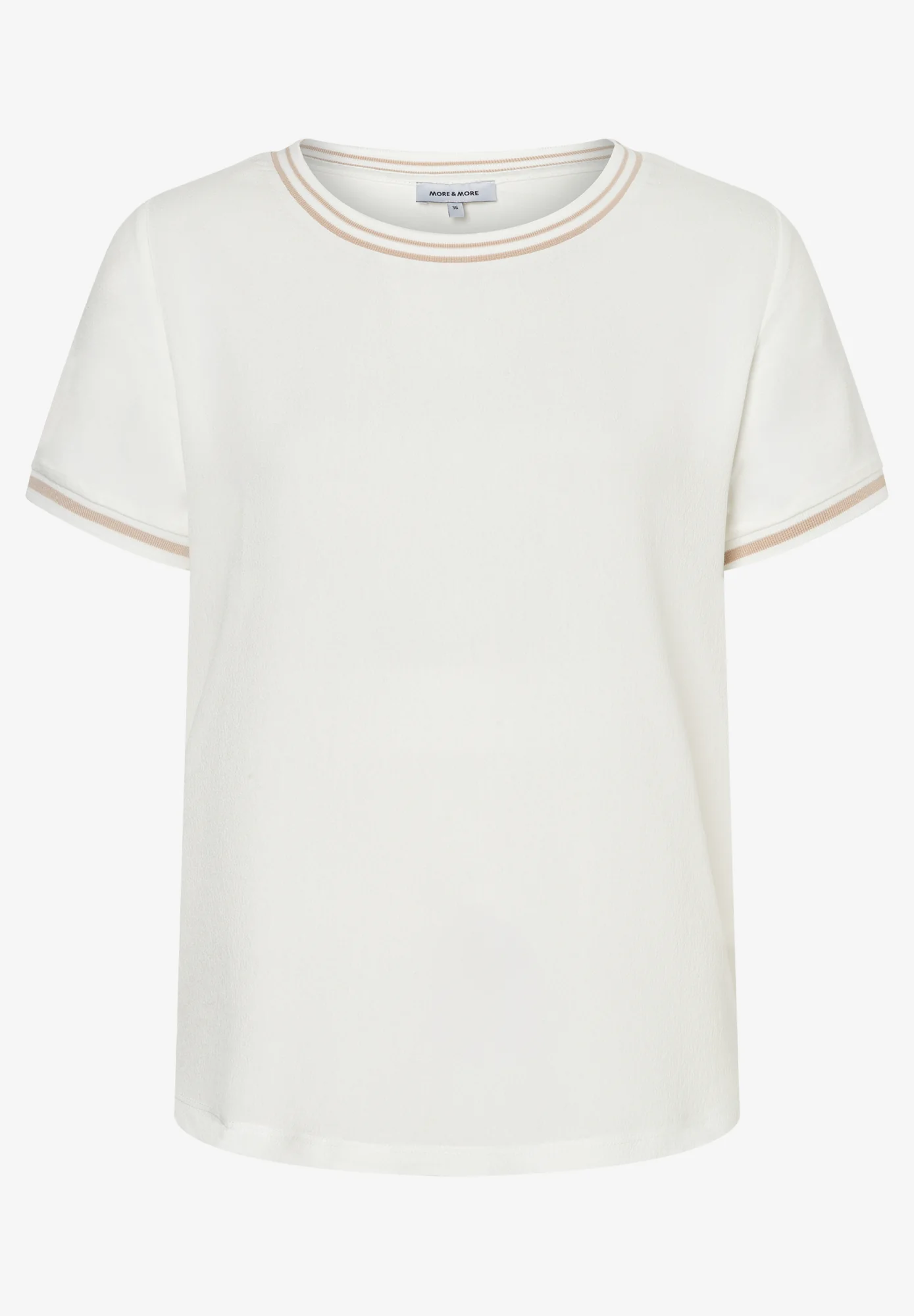 Blusenshirt mit Kontrastabschlüssen