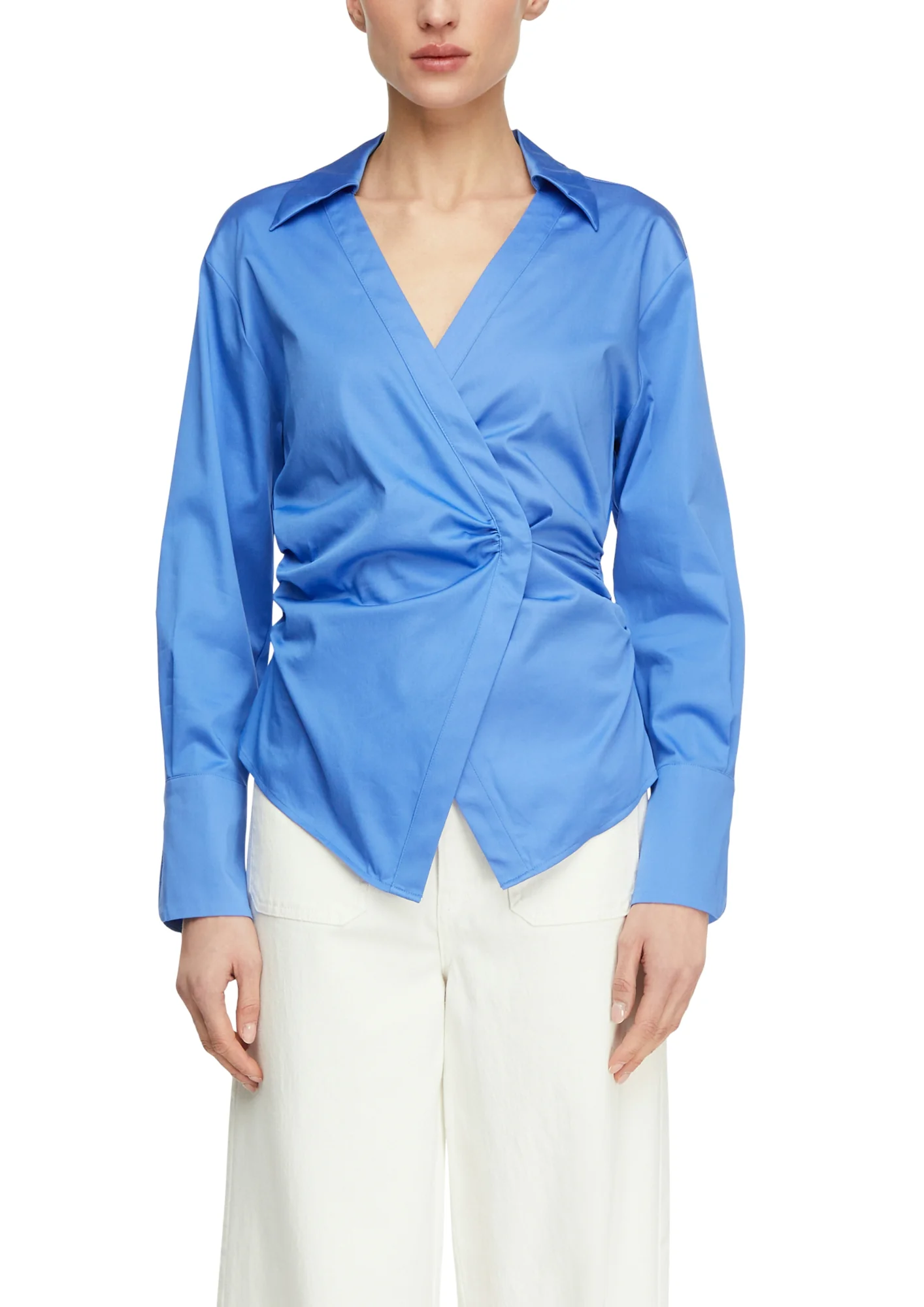 Bluse aus Baumwollsatin - Image 2