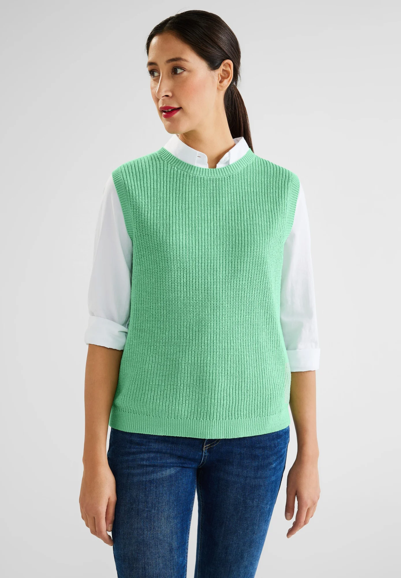 Strickpullunder in Unifarbe - Image 2
