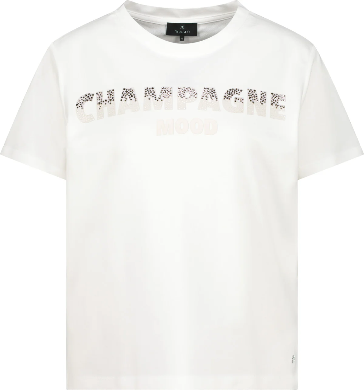 T-Shirt mit Strasssteinen