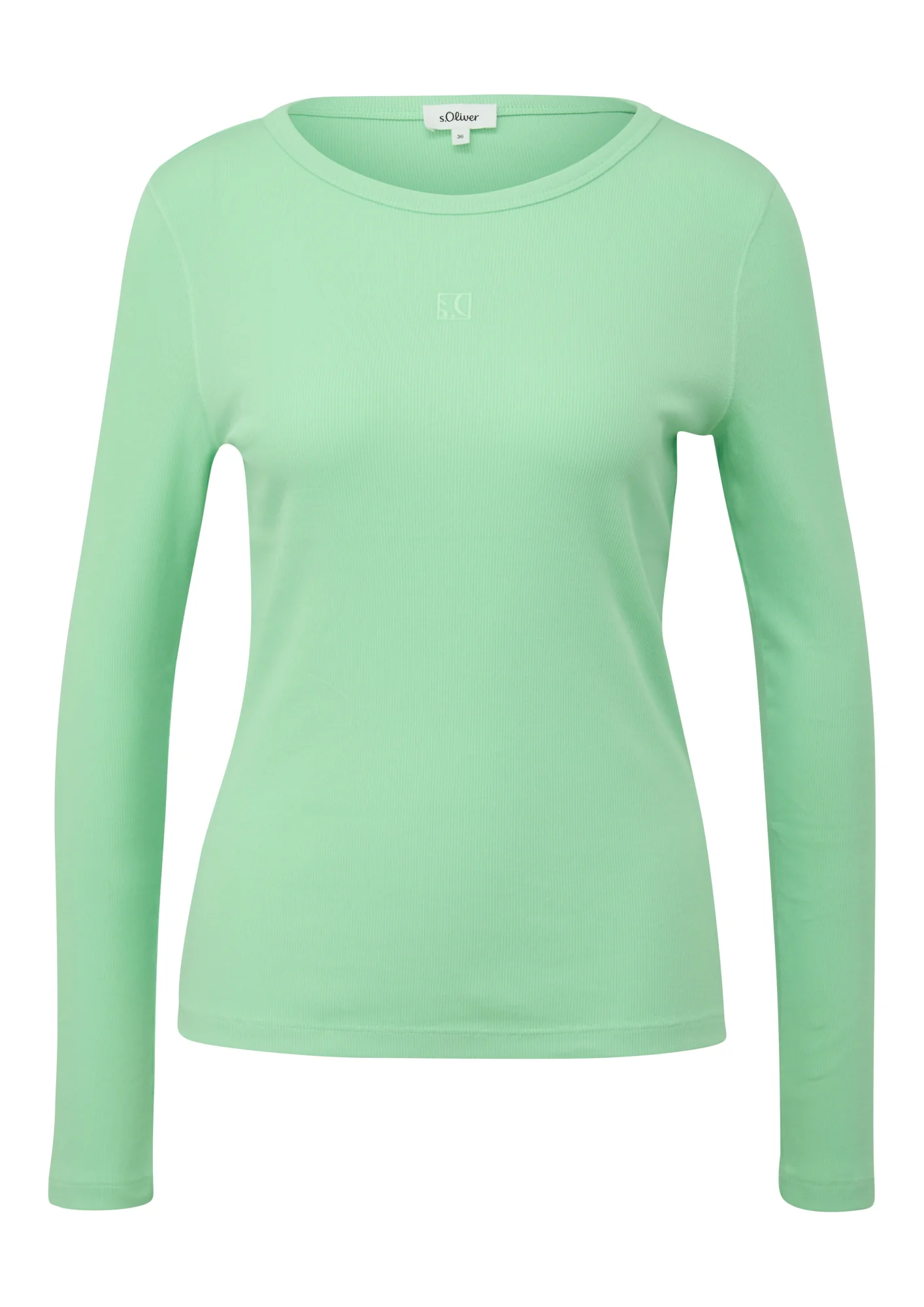 Geripptes Langarmshirt