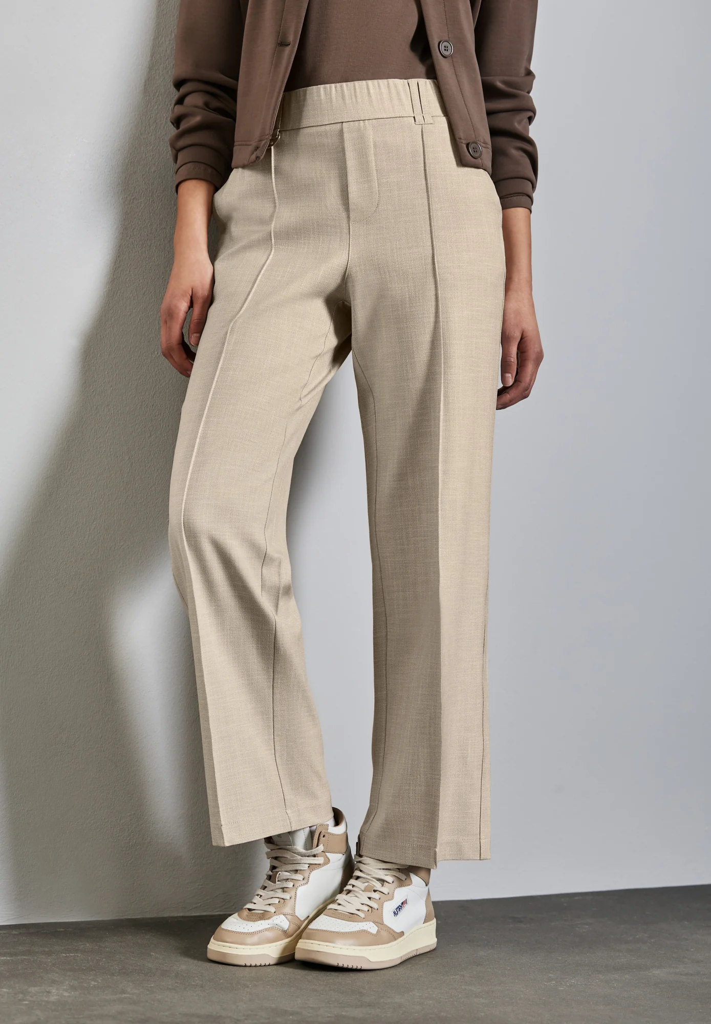 Straight Leg Melange-Hose - Image 2