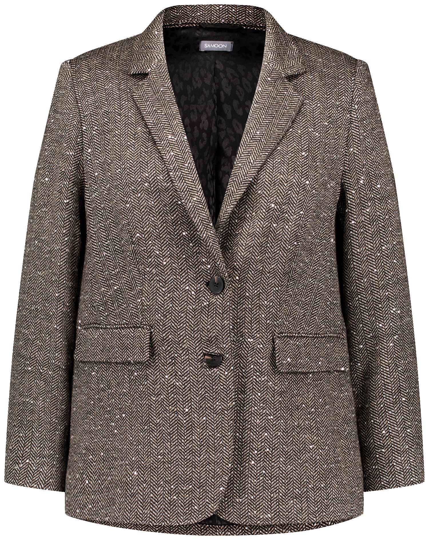 Blazer mit Fischgratenmuster - Image 2