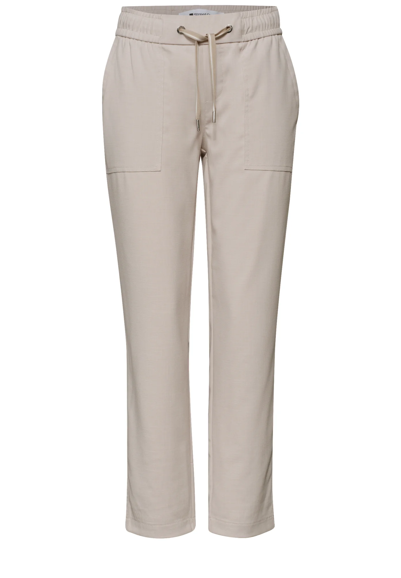 Slim Leg Hose in Melange-Optik