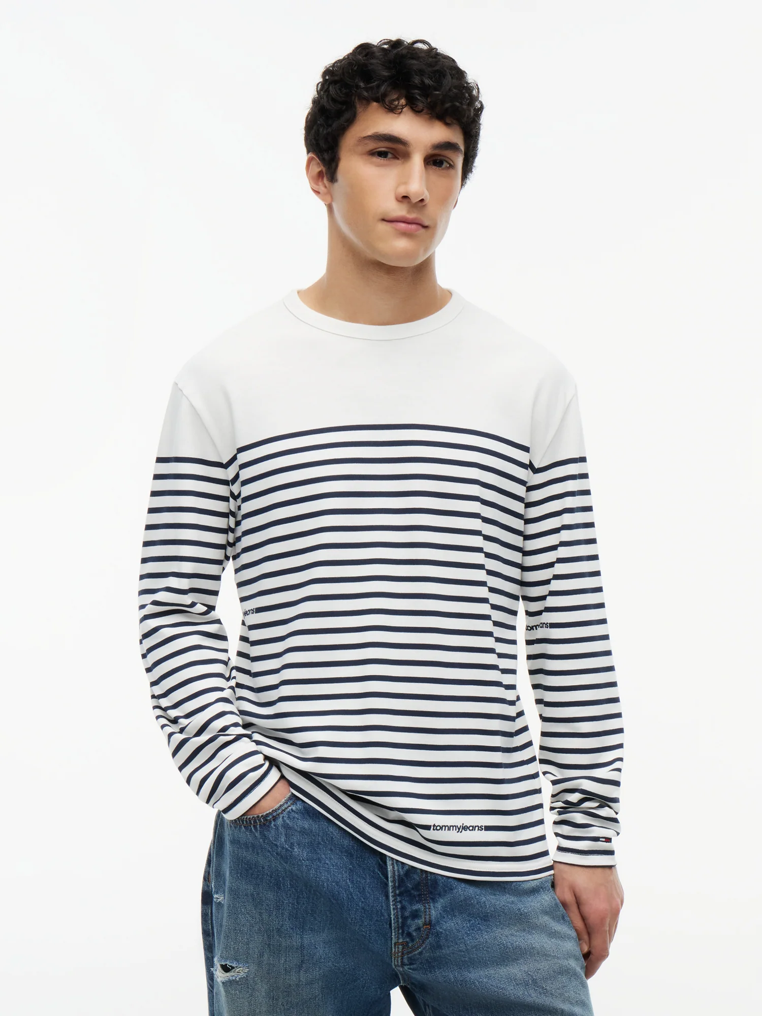 Sweatshirt gestreift - Image 2
