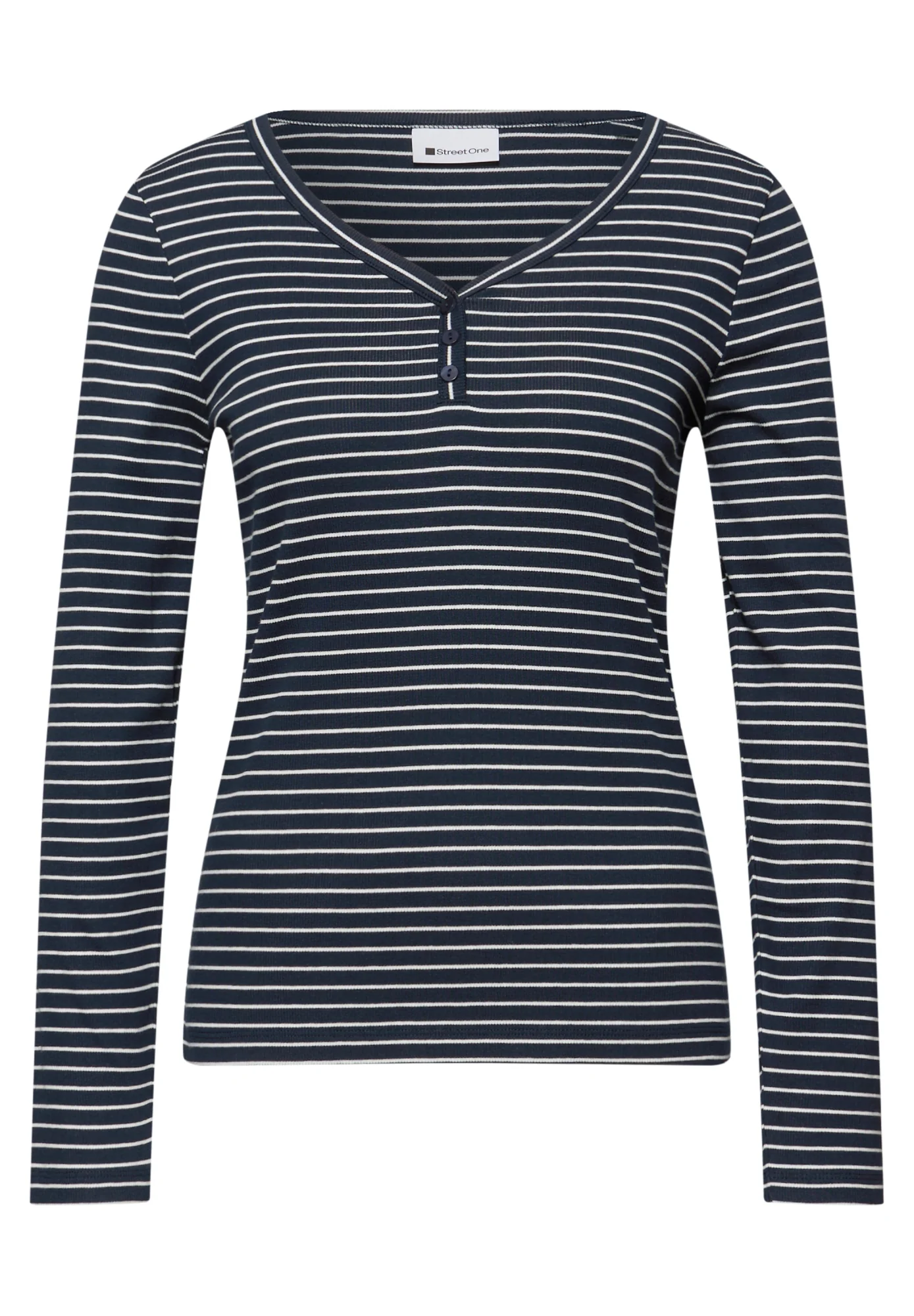 Gestreiftes Langarmshirt - Image 2