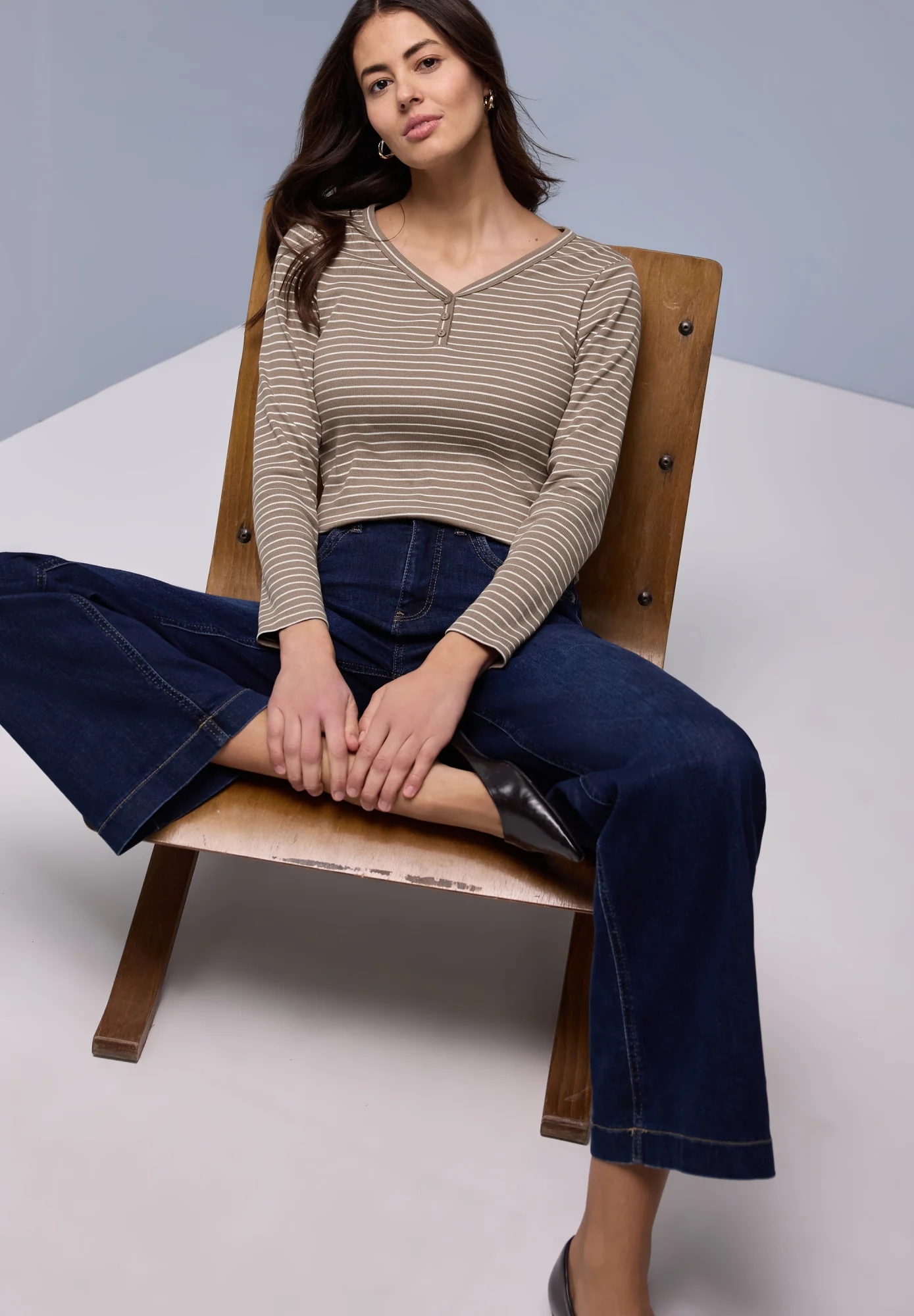 Gestreiftes Langarmshirt - Image 3