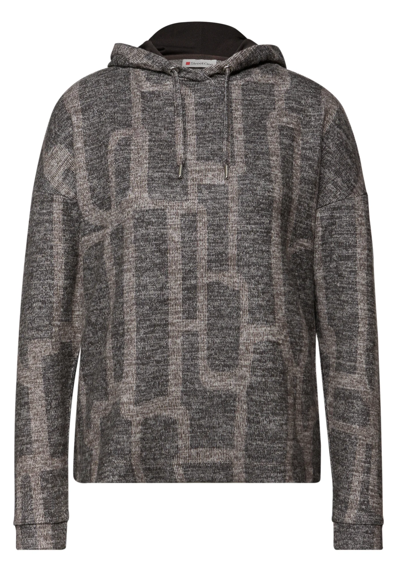 Gemusterter Hoodie Shirt