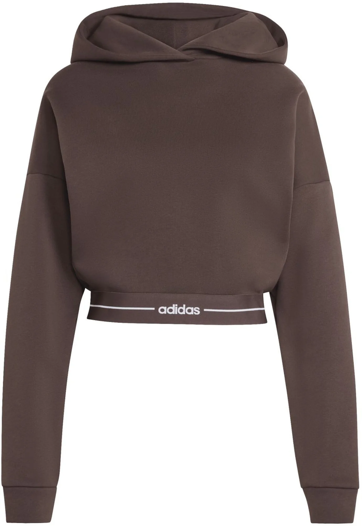 Damen Kapuzensweat cropped