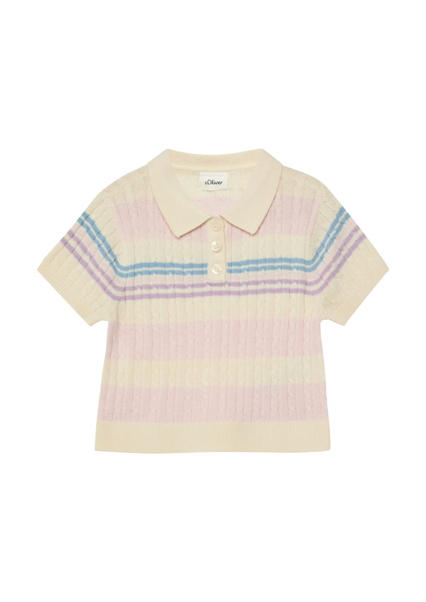 Strickpullover kurzarm