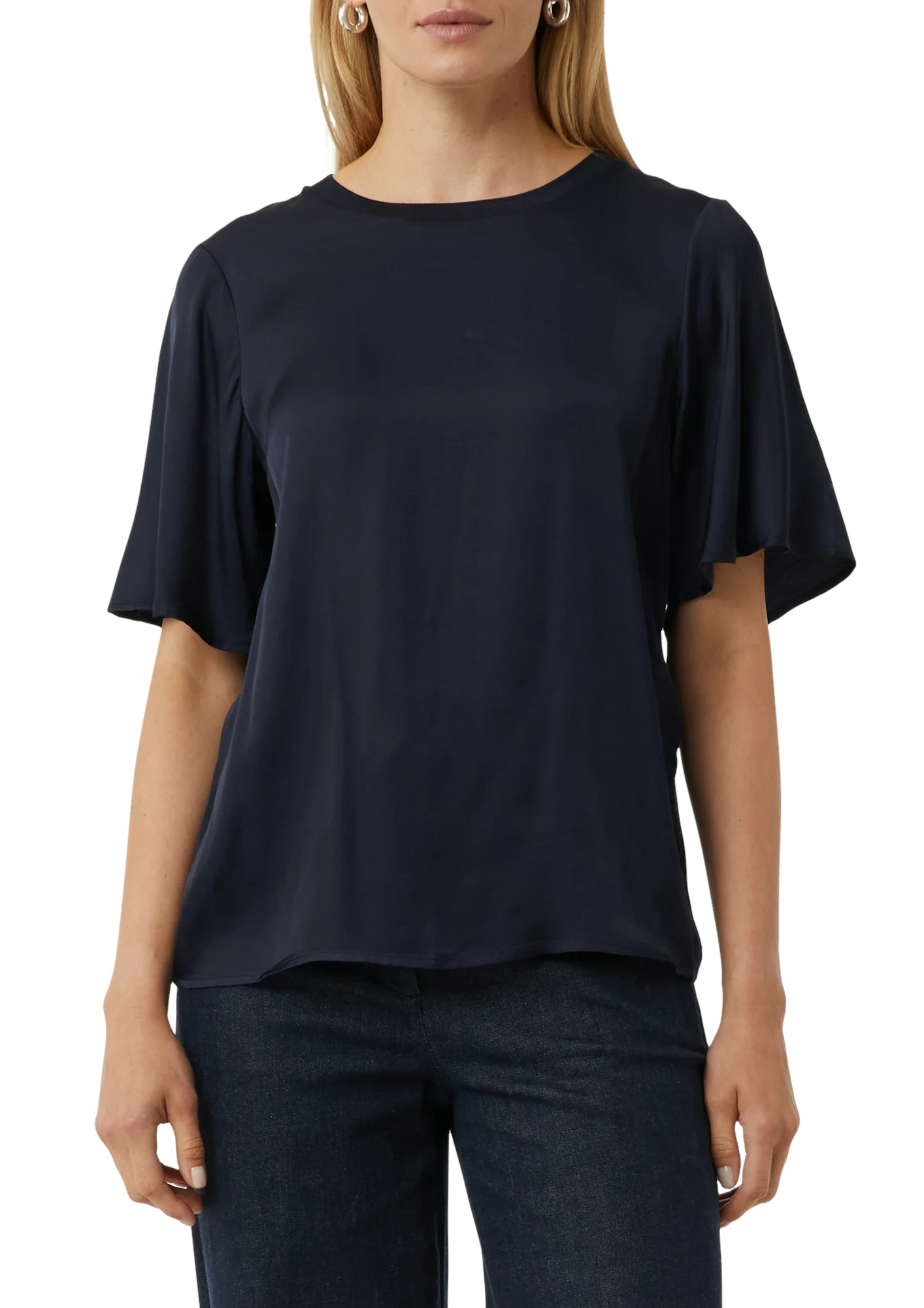 Blusenshirt im Fabricmix - Image 2