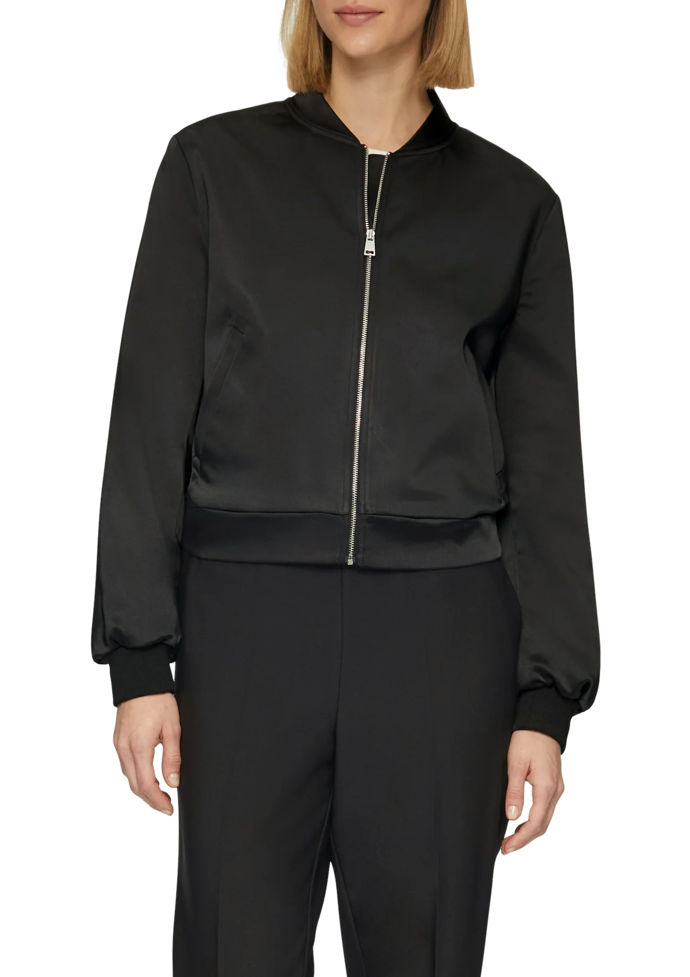 Satinjacke mit Rippbündchen - Image 2