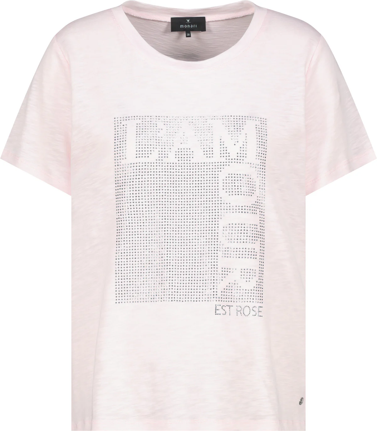 T-Shirt mit Strasssteinen