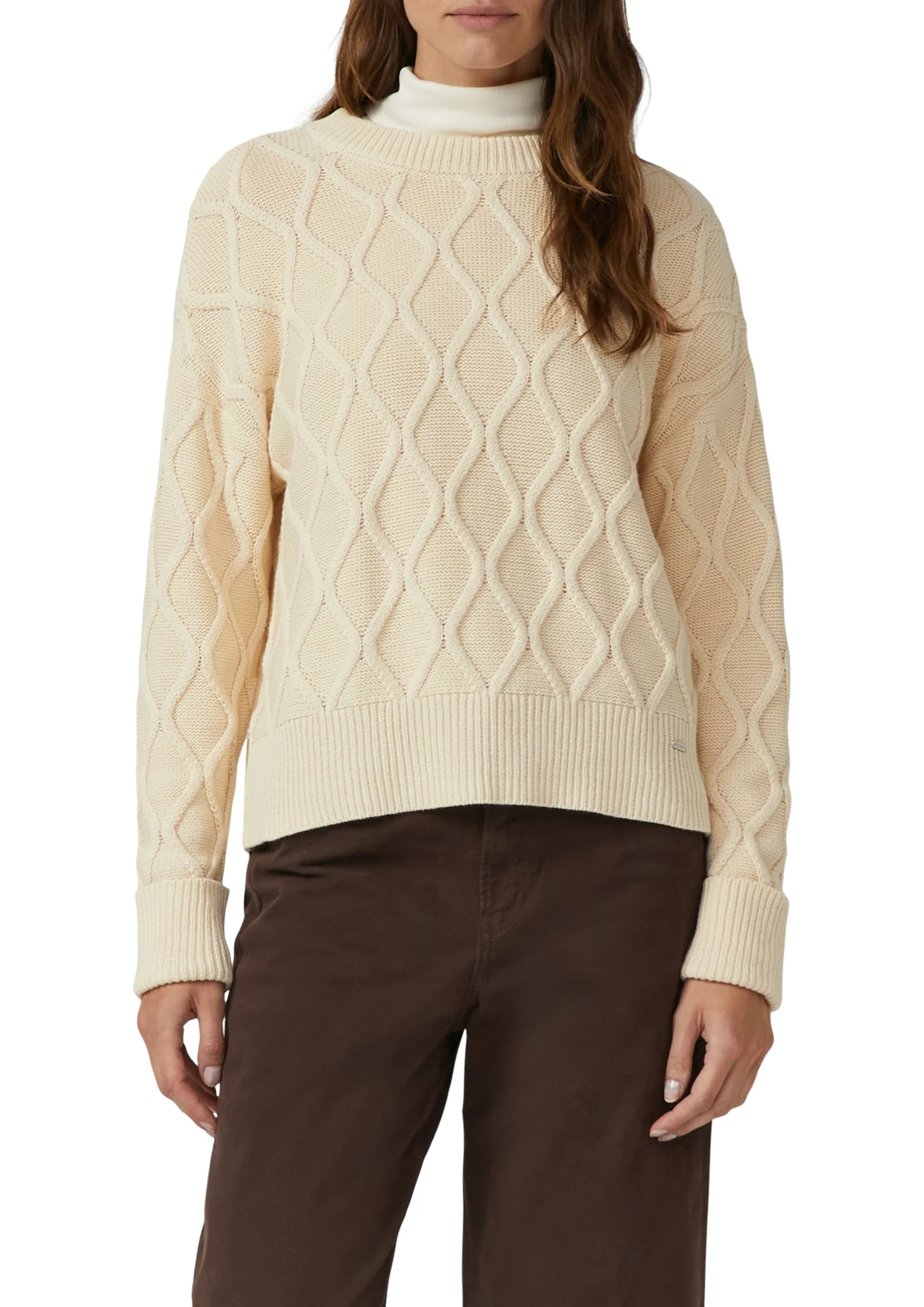 Strickpullover mit Zopfmuster - Image 3