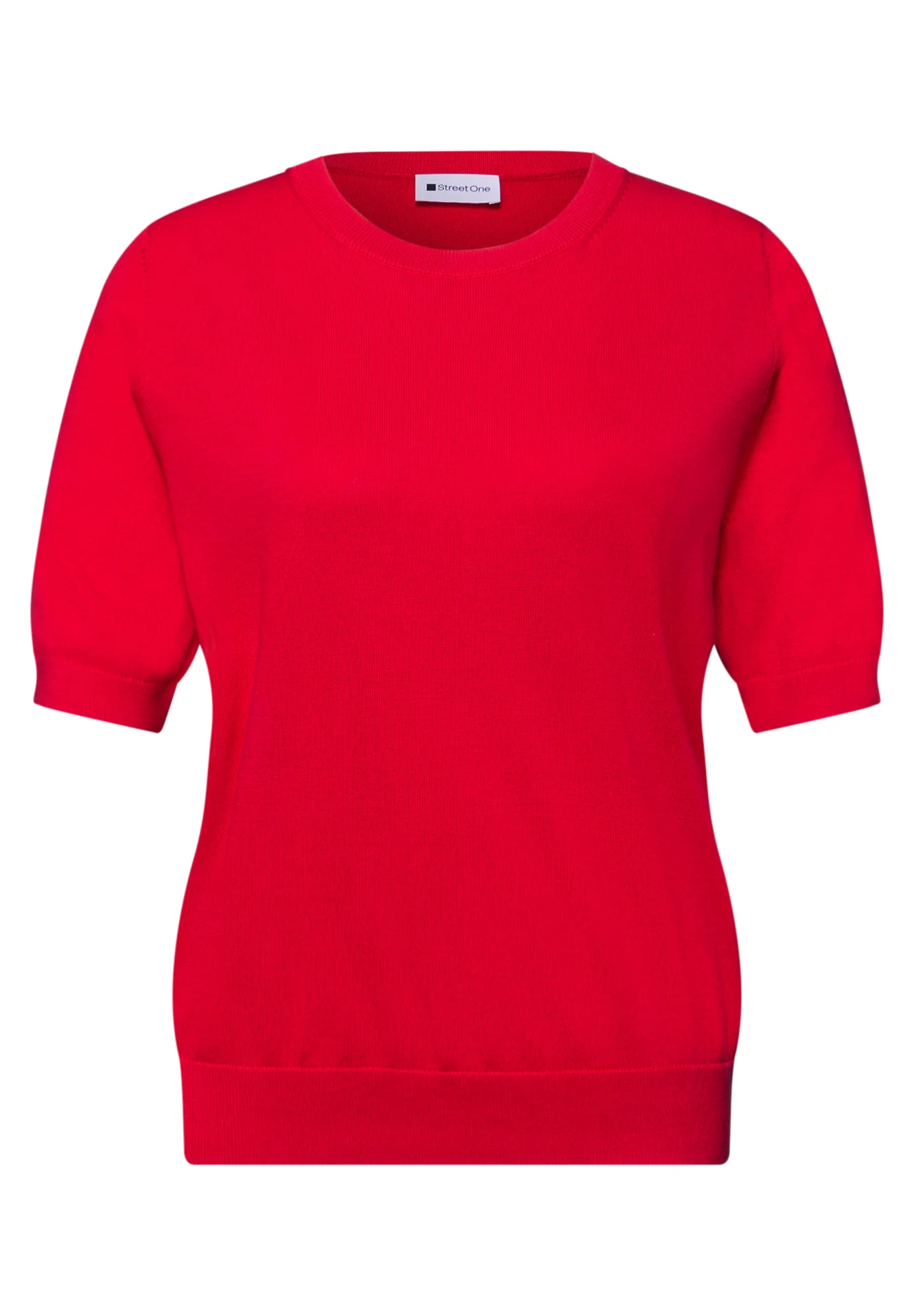 Kurzarm-Pullover in Unifarbe - Image 2