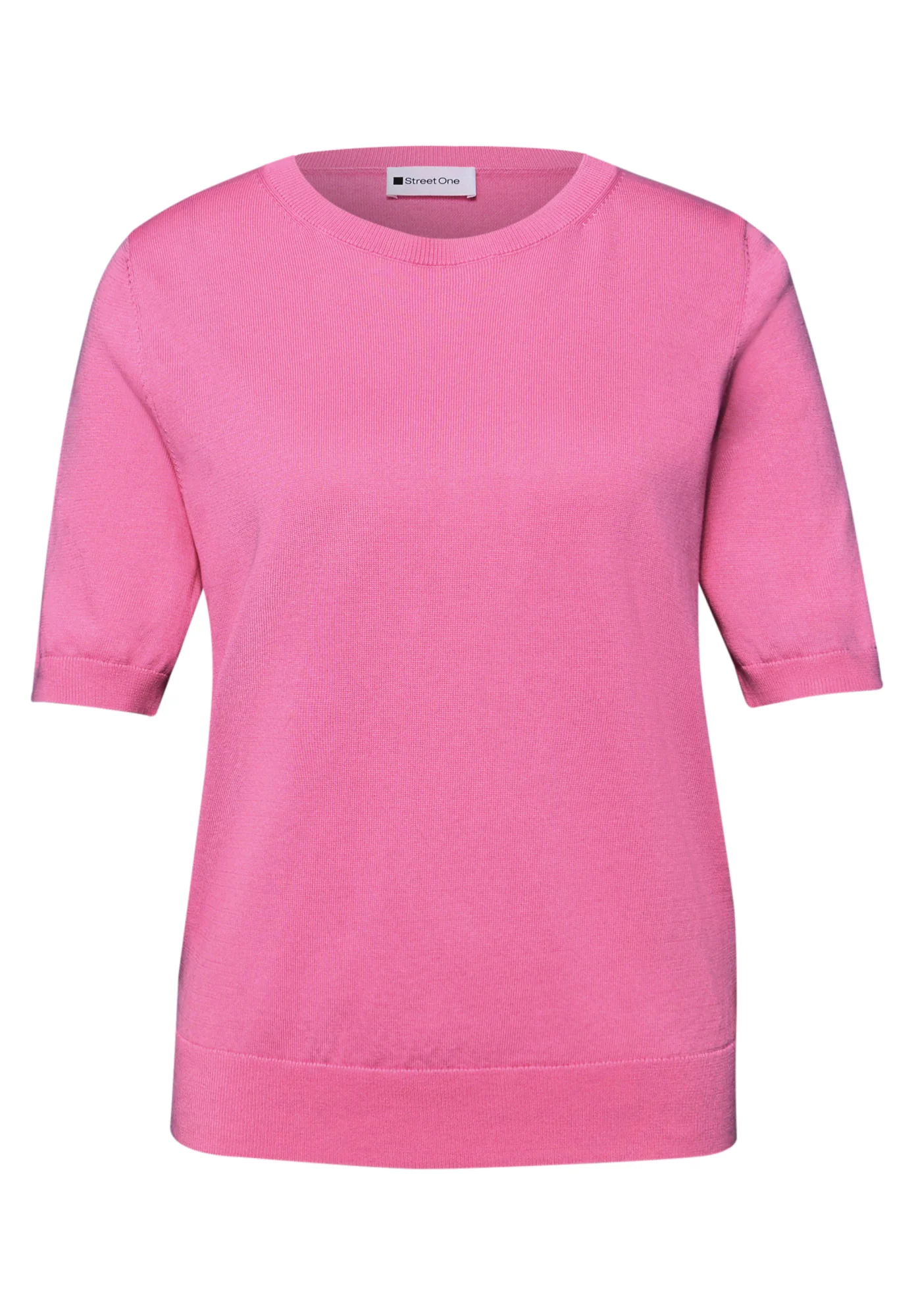 Kurzarm-Pullover in Unifarbe - Image 4