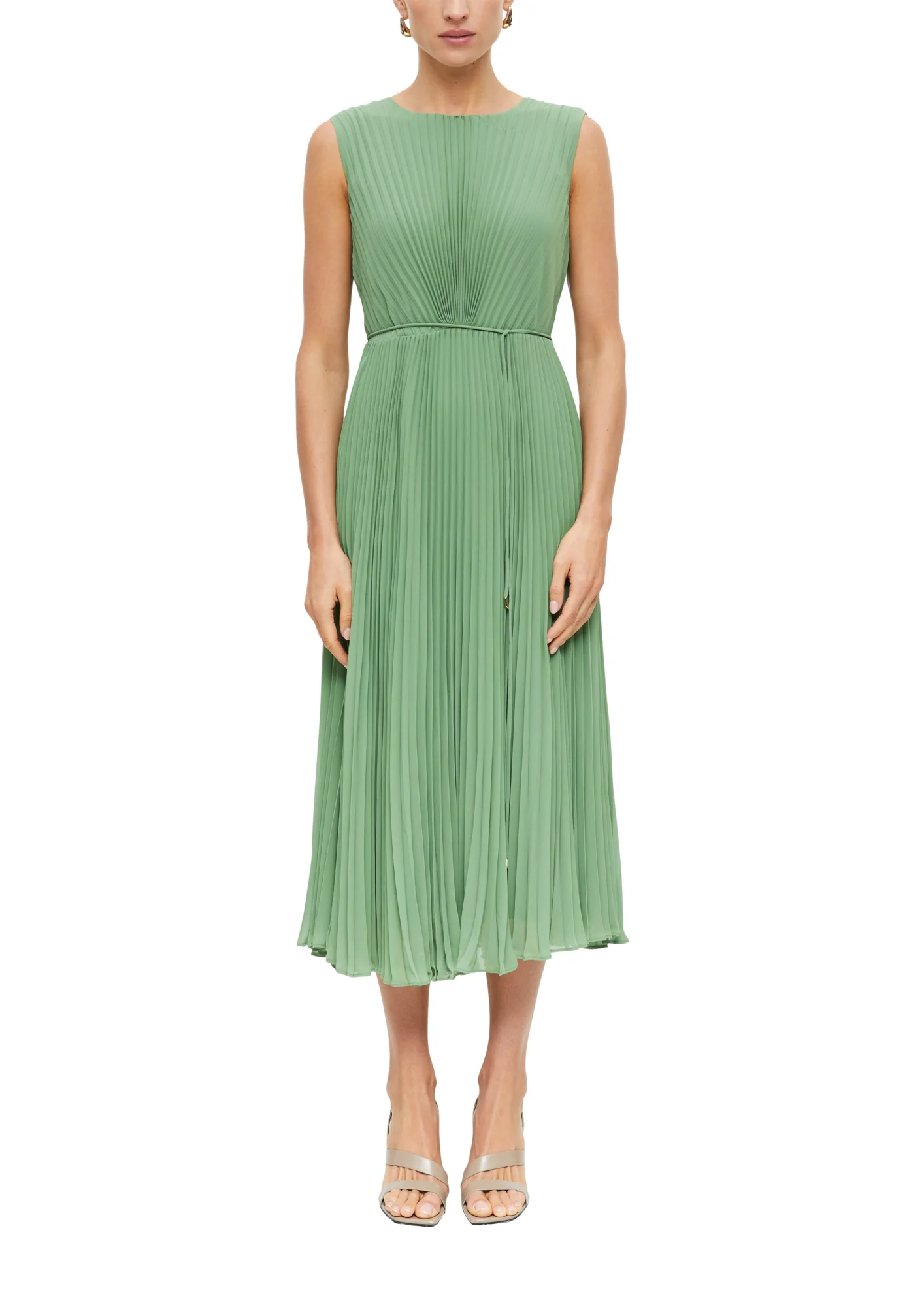 Plissiertes Midi-Kleid - Image 2