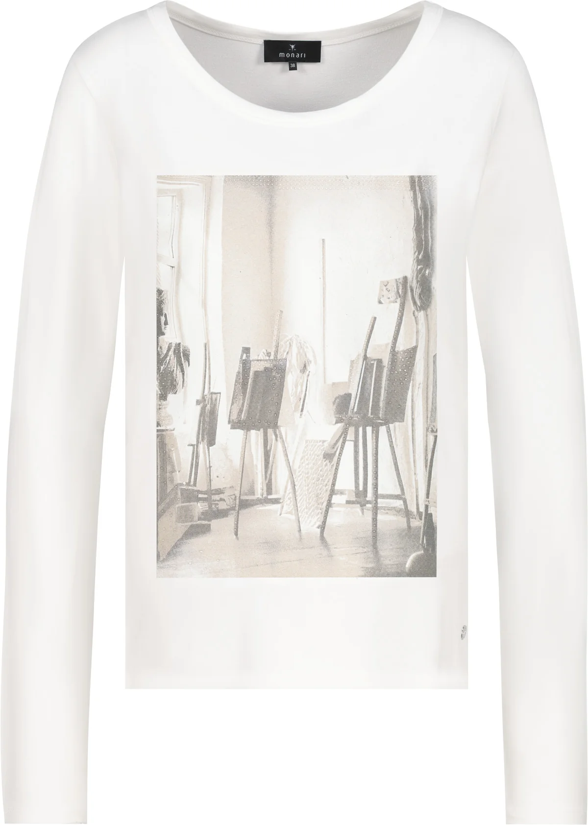 Langarmshirt mit Atelier-Druck