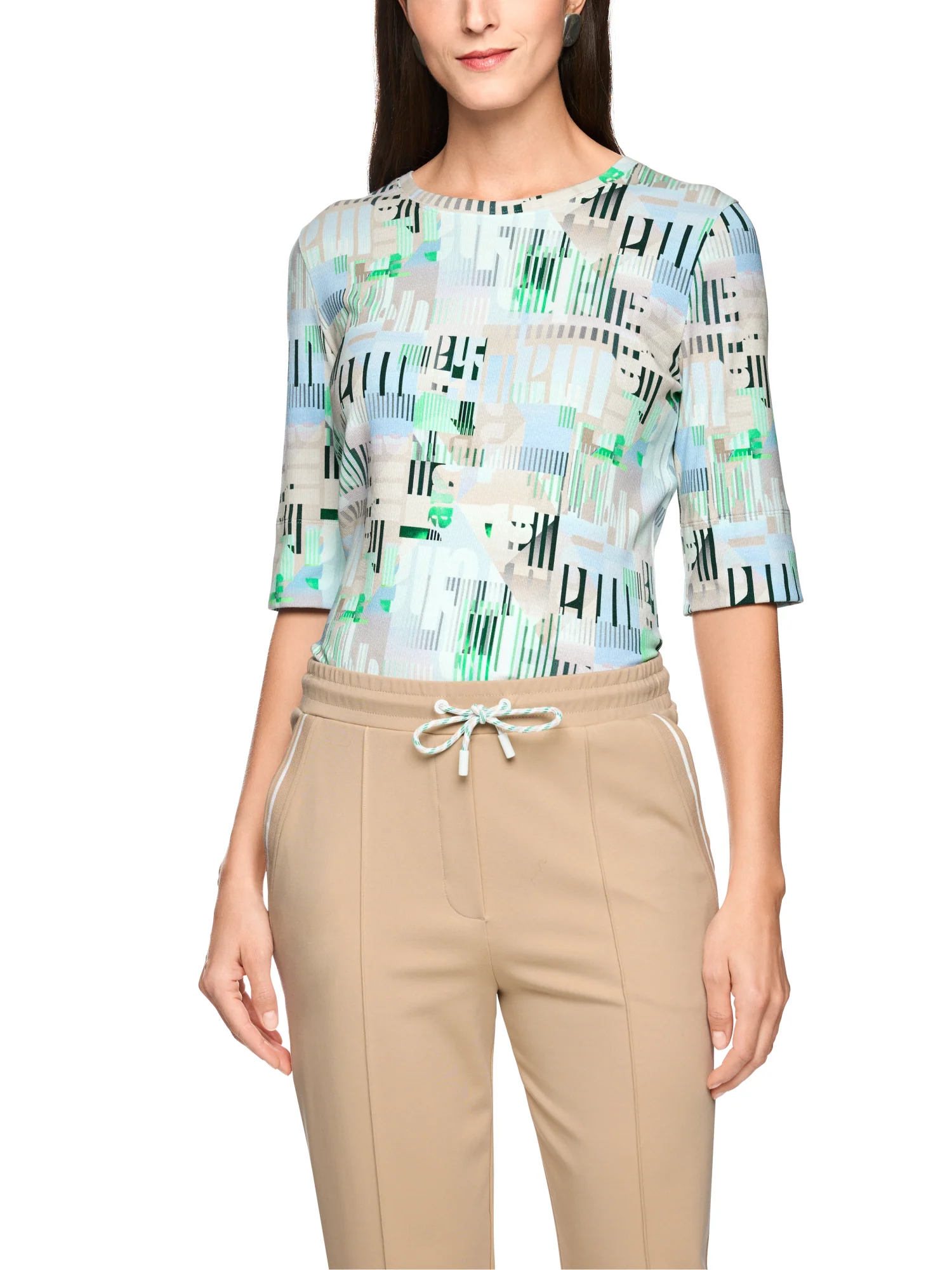 Ripp-Shirt mit 3/4 Arm - Image 2