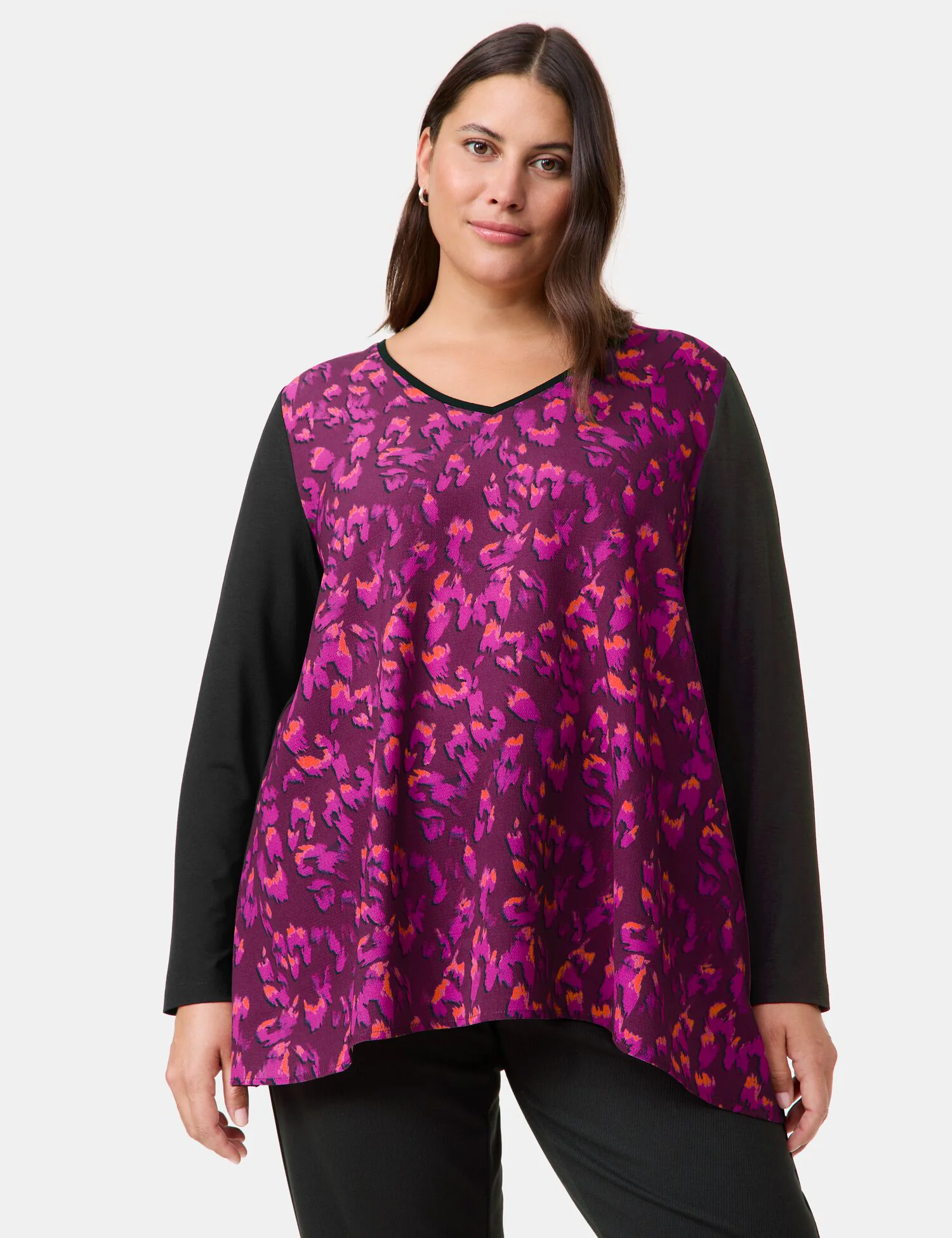 Langarmshirt mit Blusenfront - Image 2