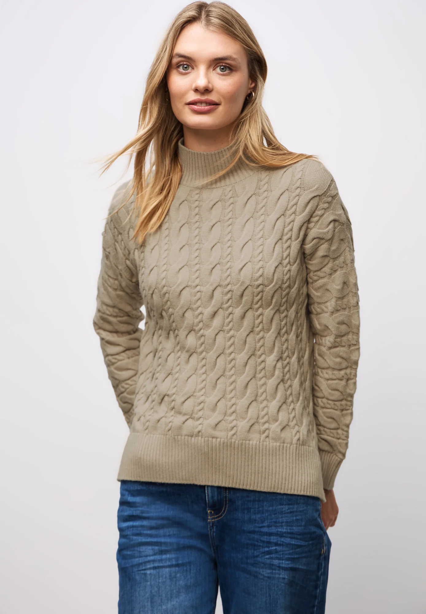 Pullover mit Zopfmuster - Image 2