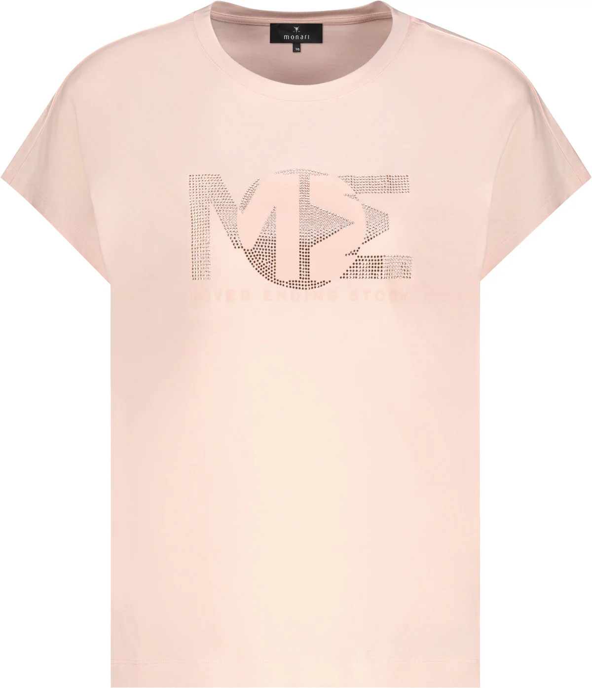 T-Shirt mit Strasssteinen