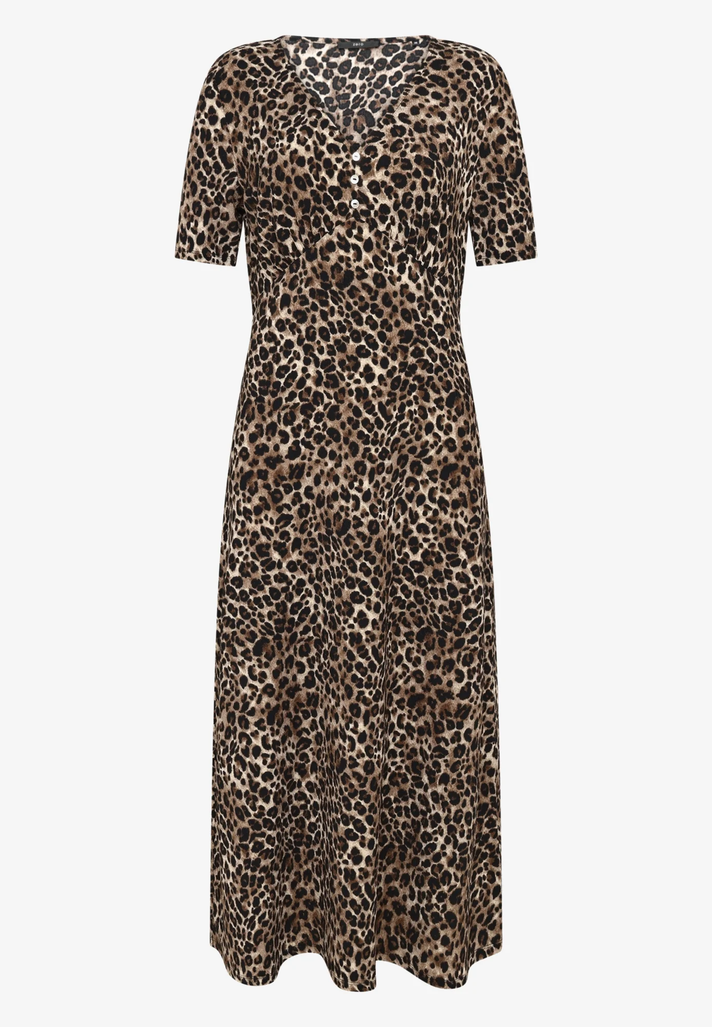 Maxikleid mit Leoprint