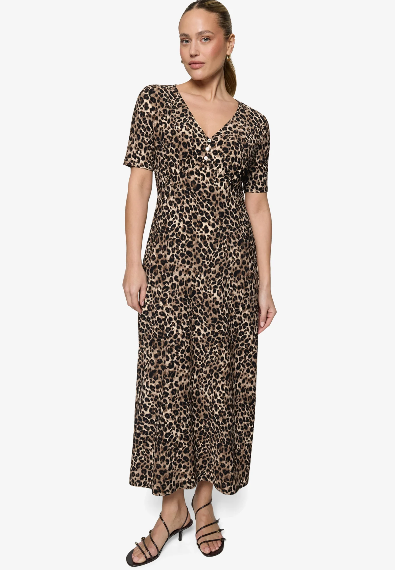 Maxikleid mit Leoprint - Image 2