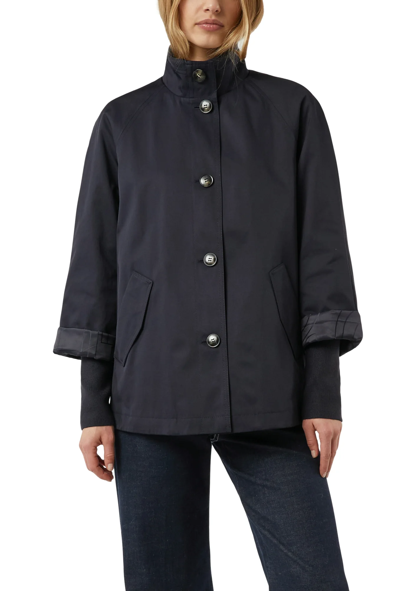 Cape-Jacke mit Stehkragen - Image 3