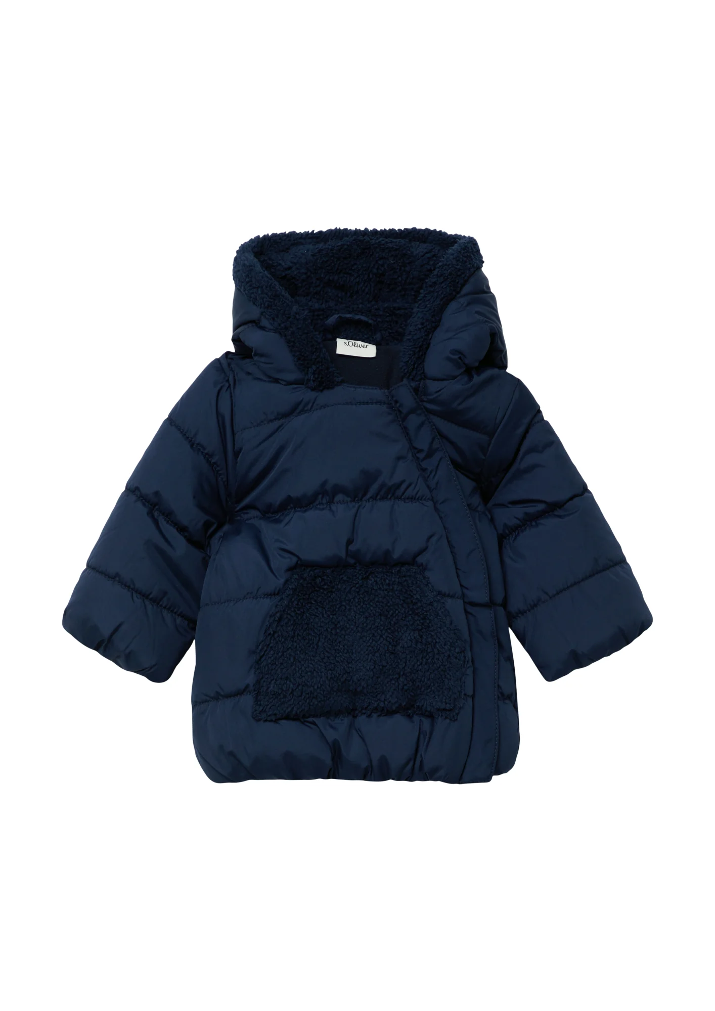 Steppjacke mit Teddyplüsch