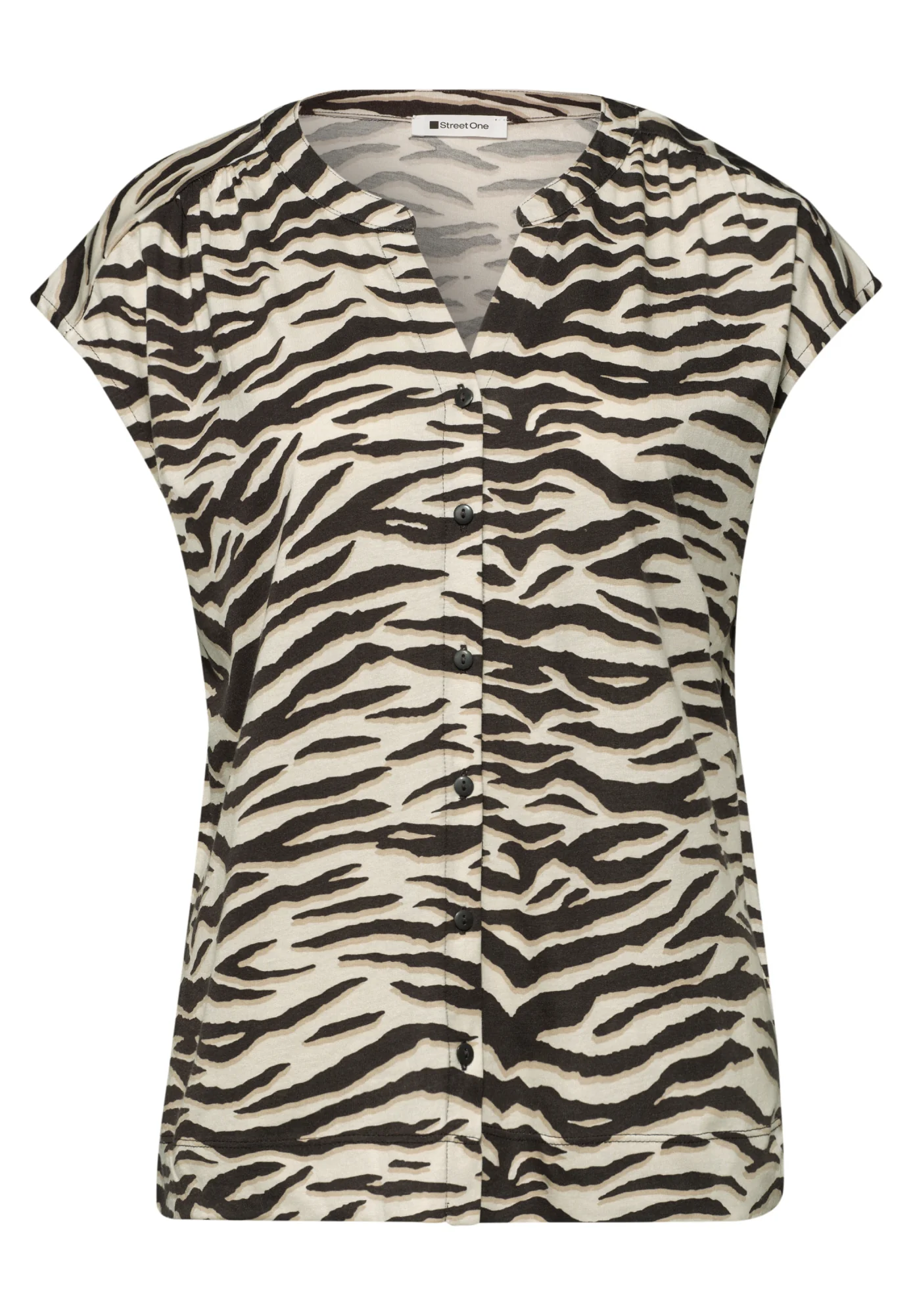 Dropped Shoulder Shirt im Blusen-Look