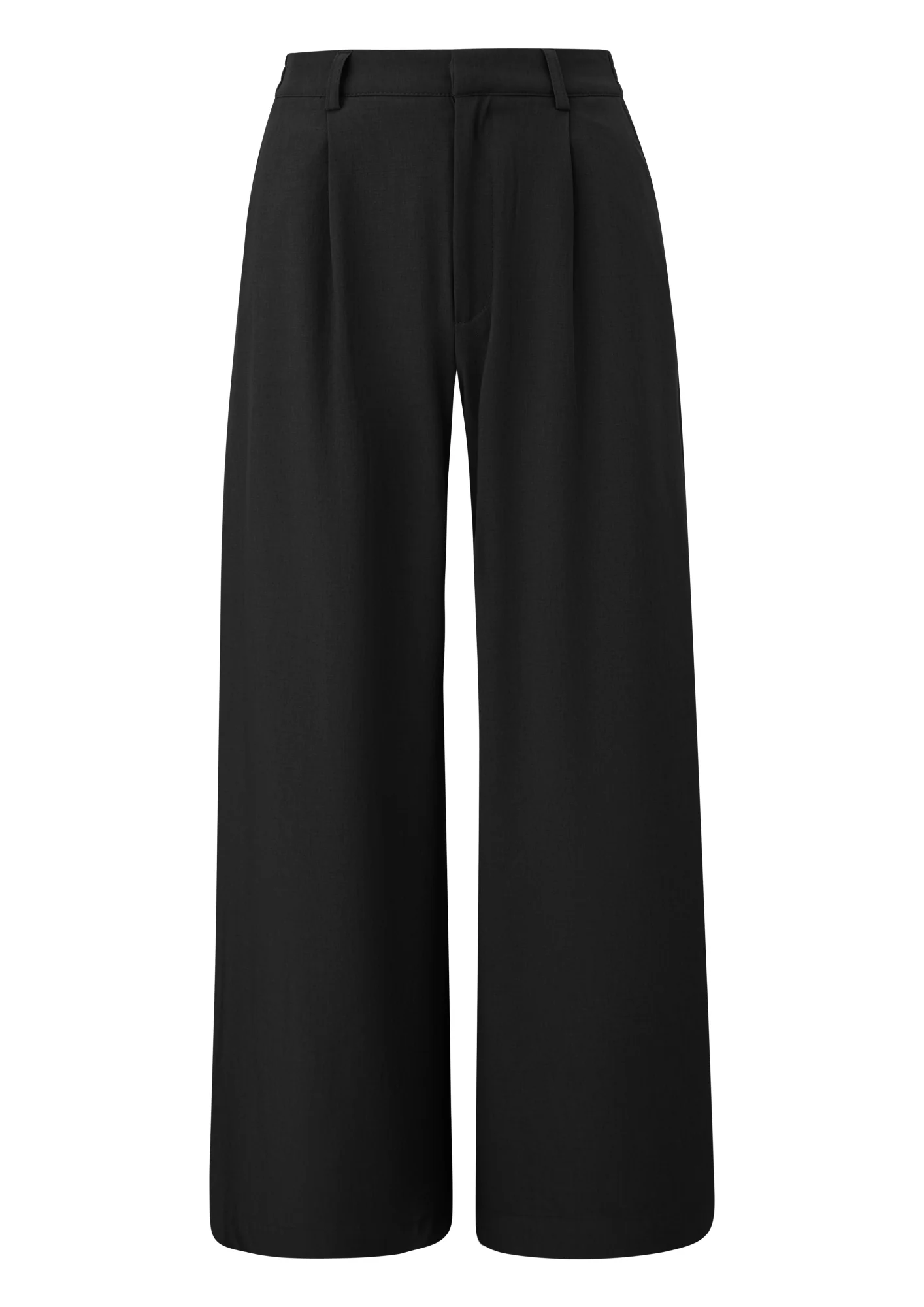 Lässige Hose mit Bundfalten