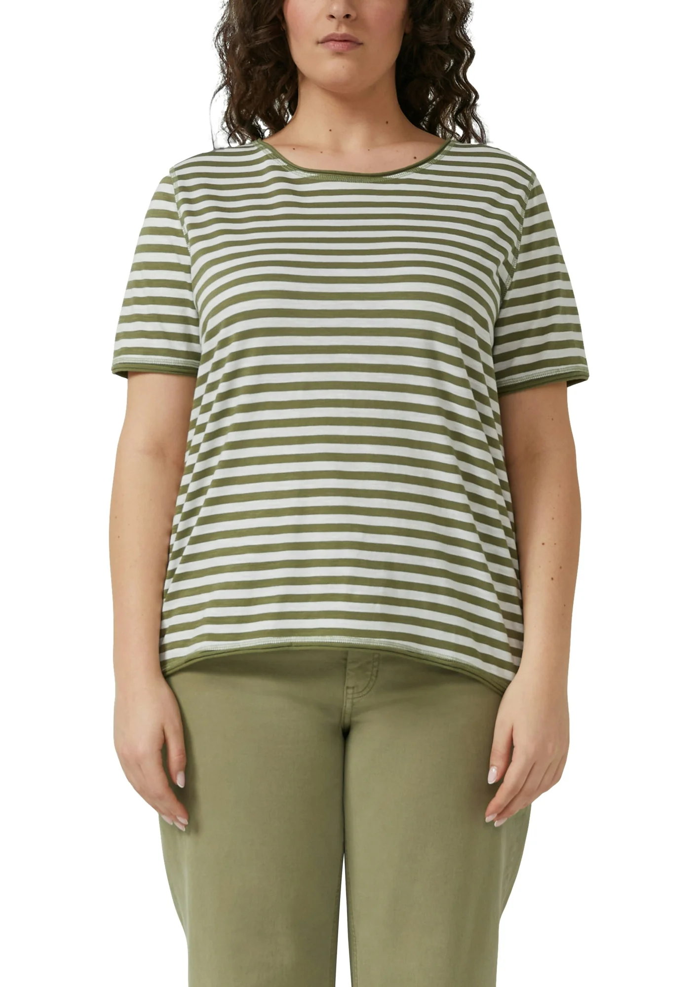 T-Shirt mit Rollkanten - Image 4