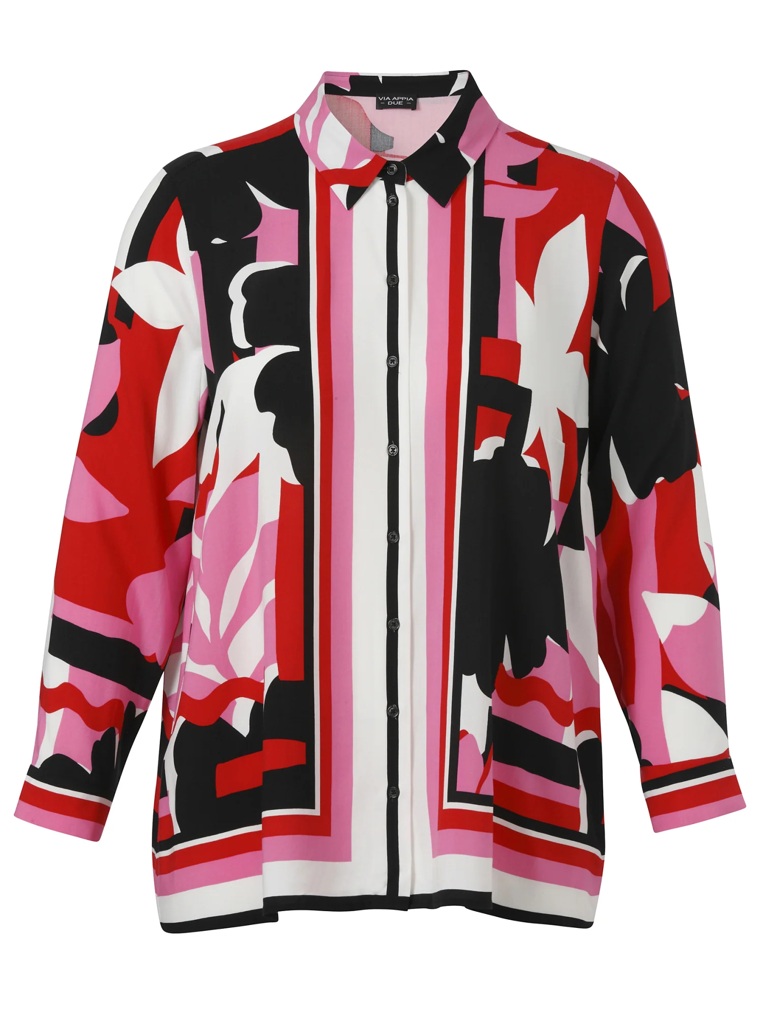 Gemusterte Bluse