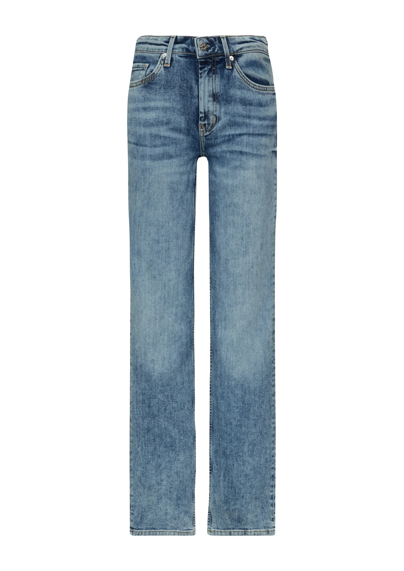 Jeans Karolin in Regular Fit, Mid Rise & Straight Leg - Image 2