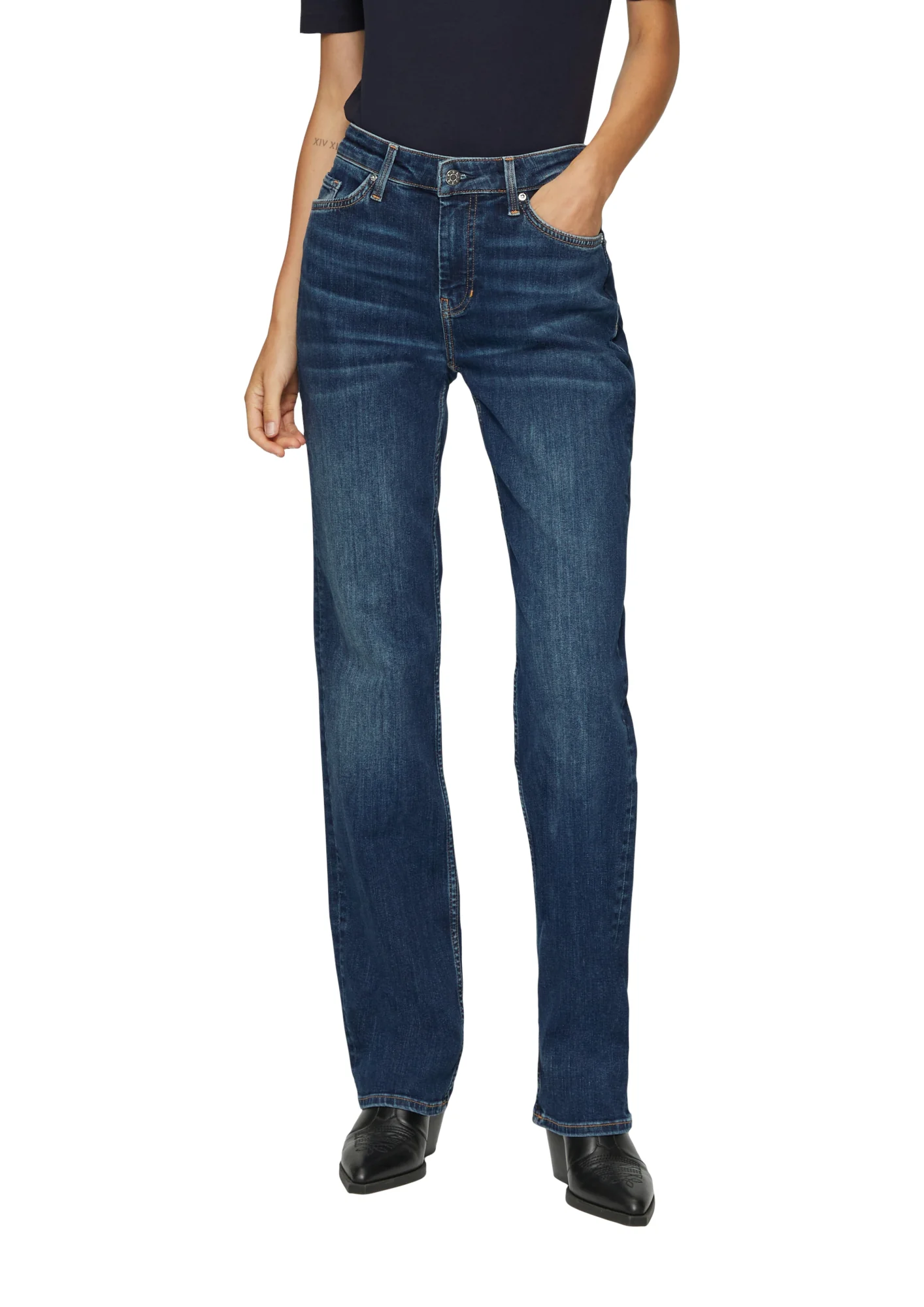 Jeans Karolin in Regular Fit, Mid Rise & Straight Leg - Image 3