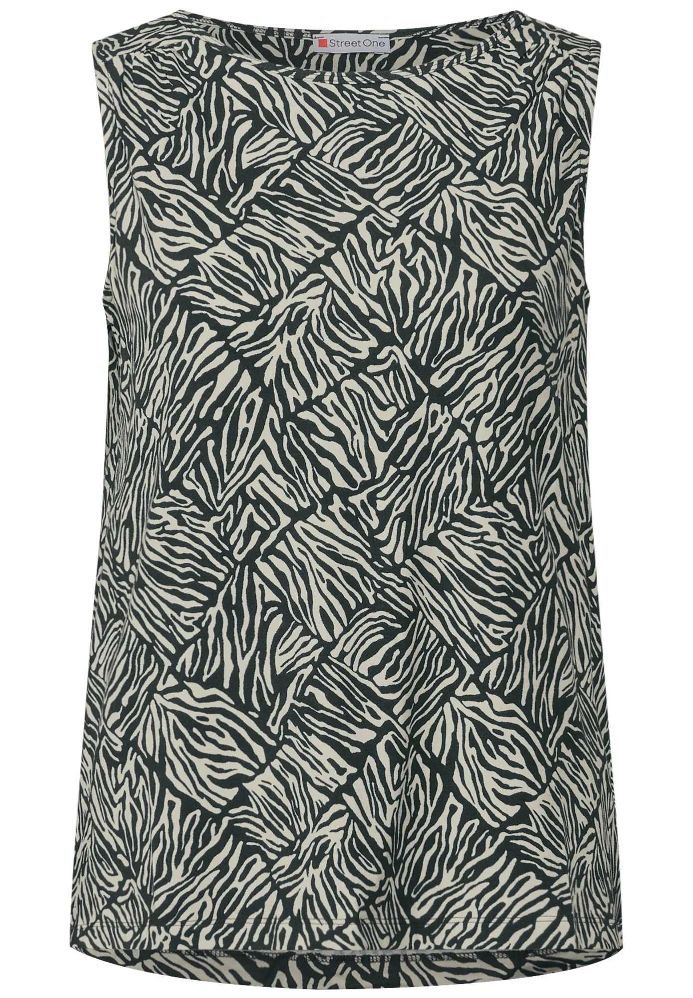 Gemustertes Basic Top