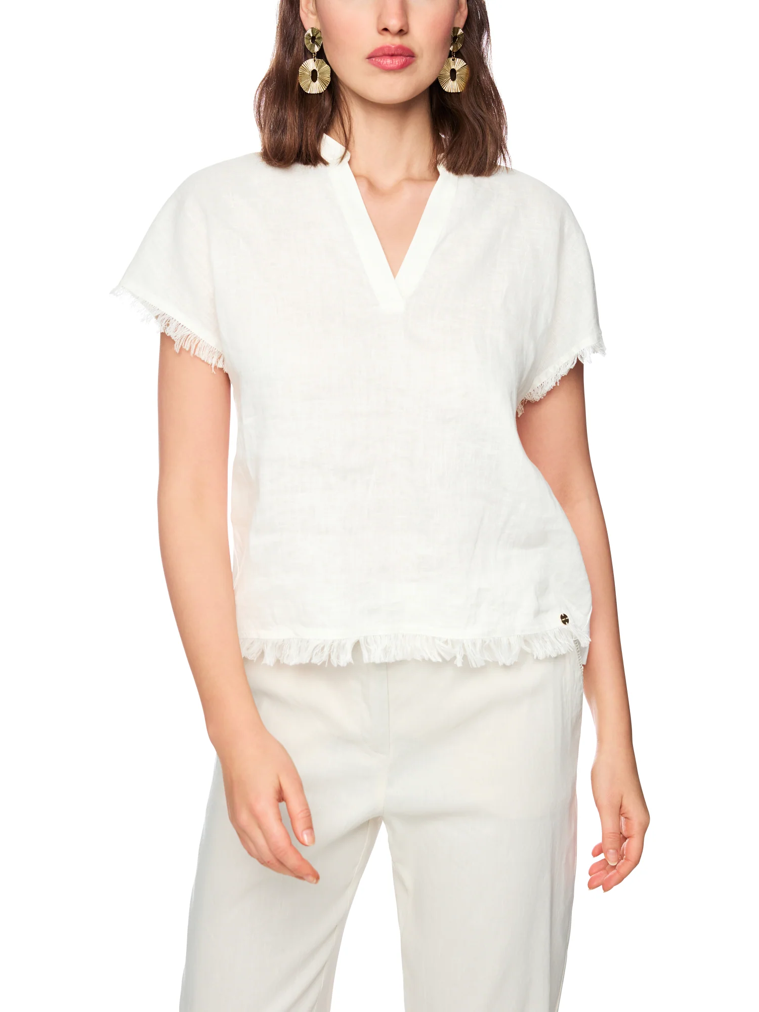Blusenshirt aus Leinen-Baumwolle-Mix - Image 2
