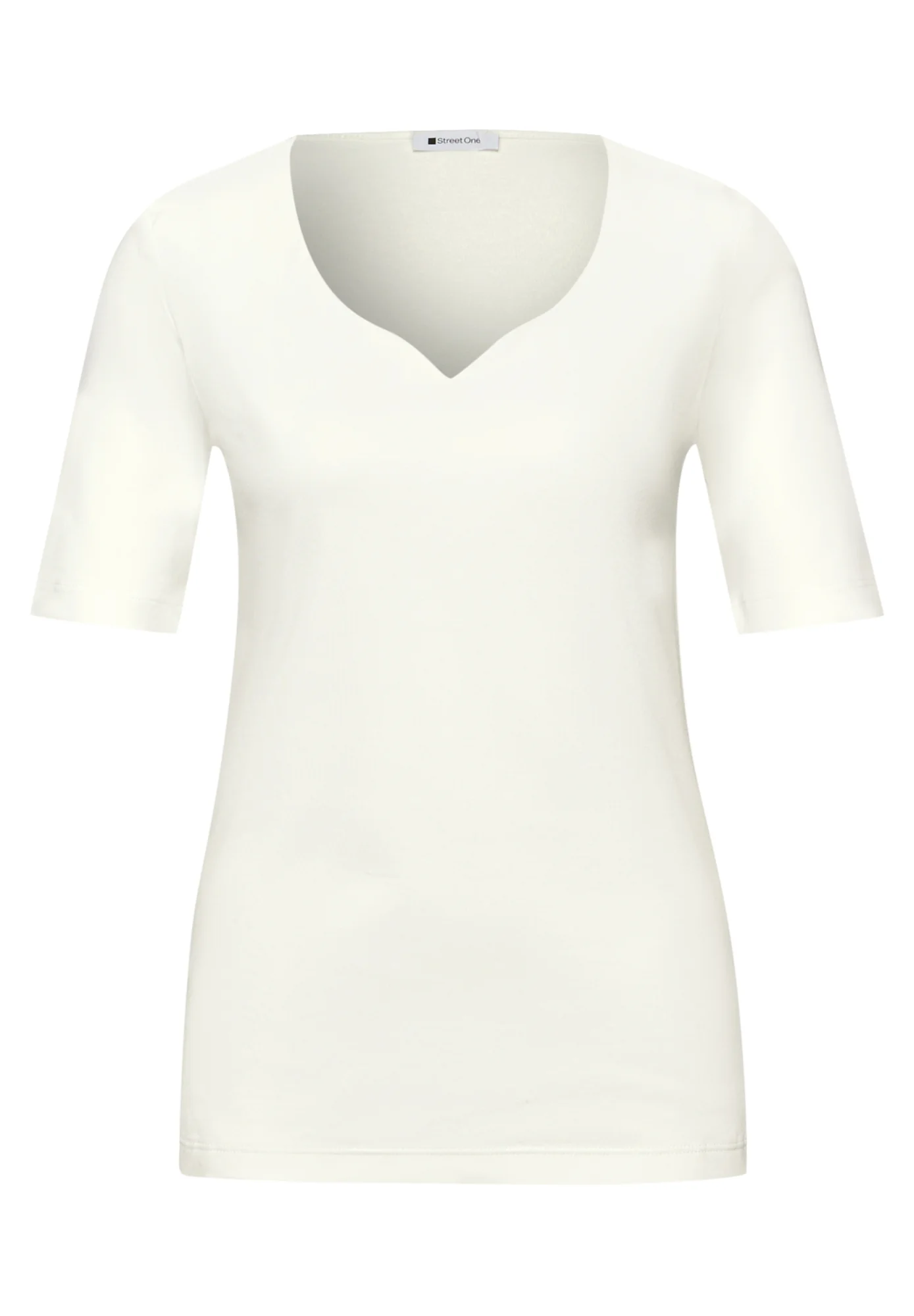 T-Shirt mit Herzausschnitt