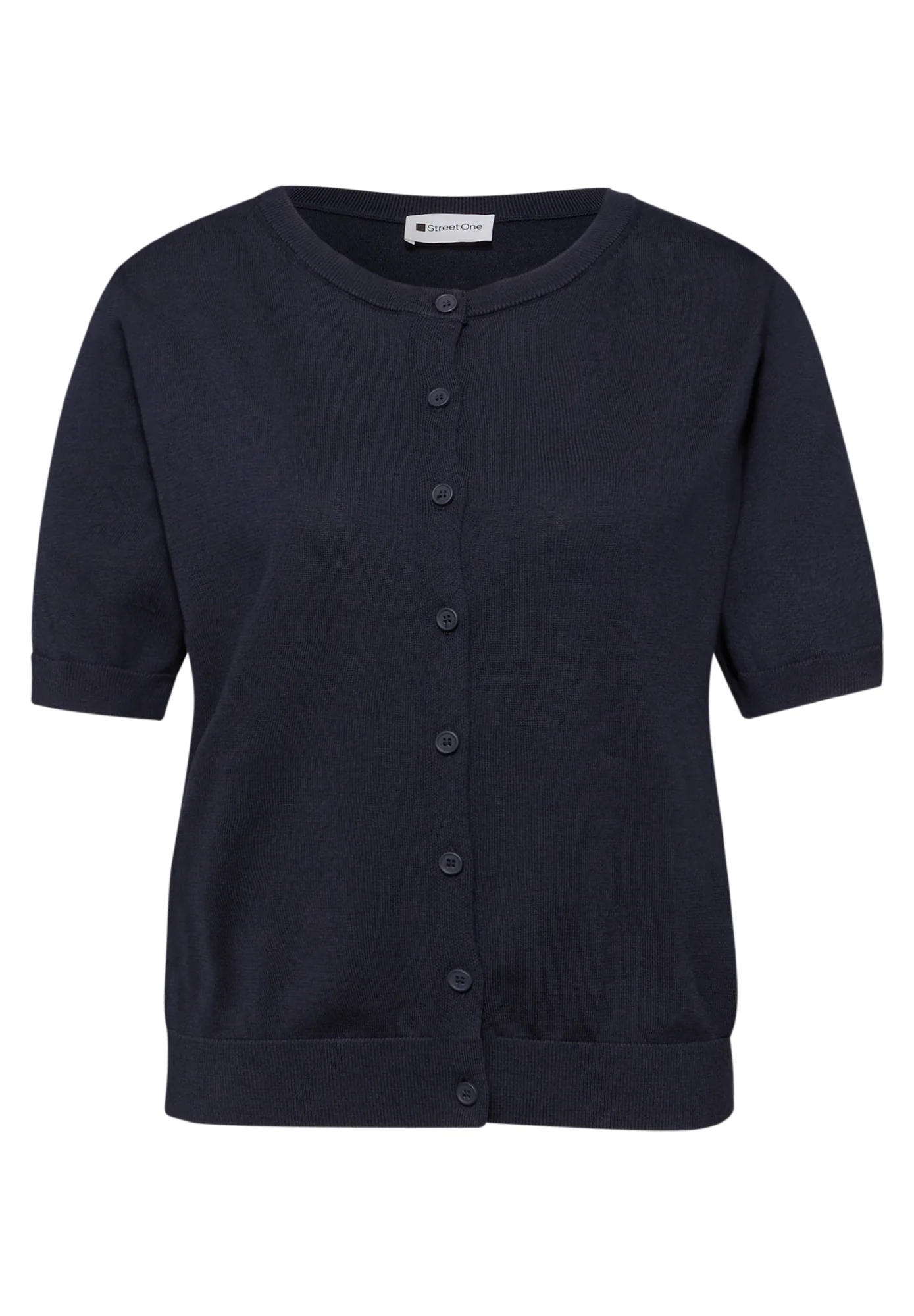 Kurzarm Cardigan mit Rundhals - Image 2