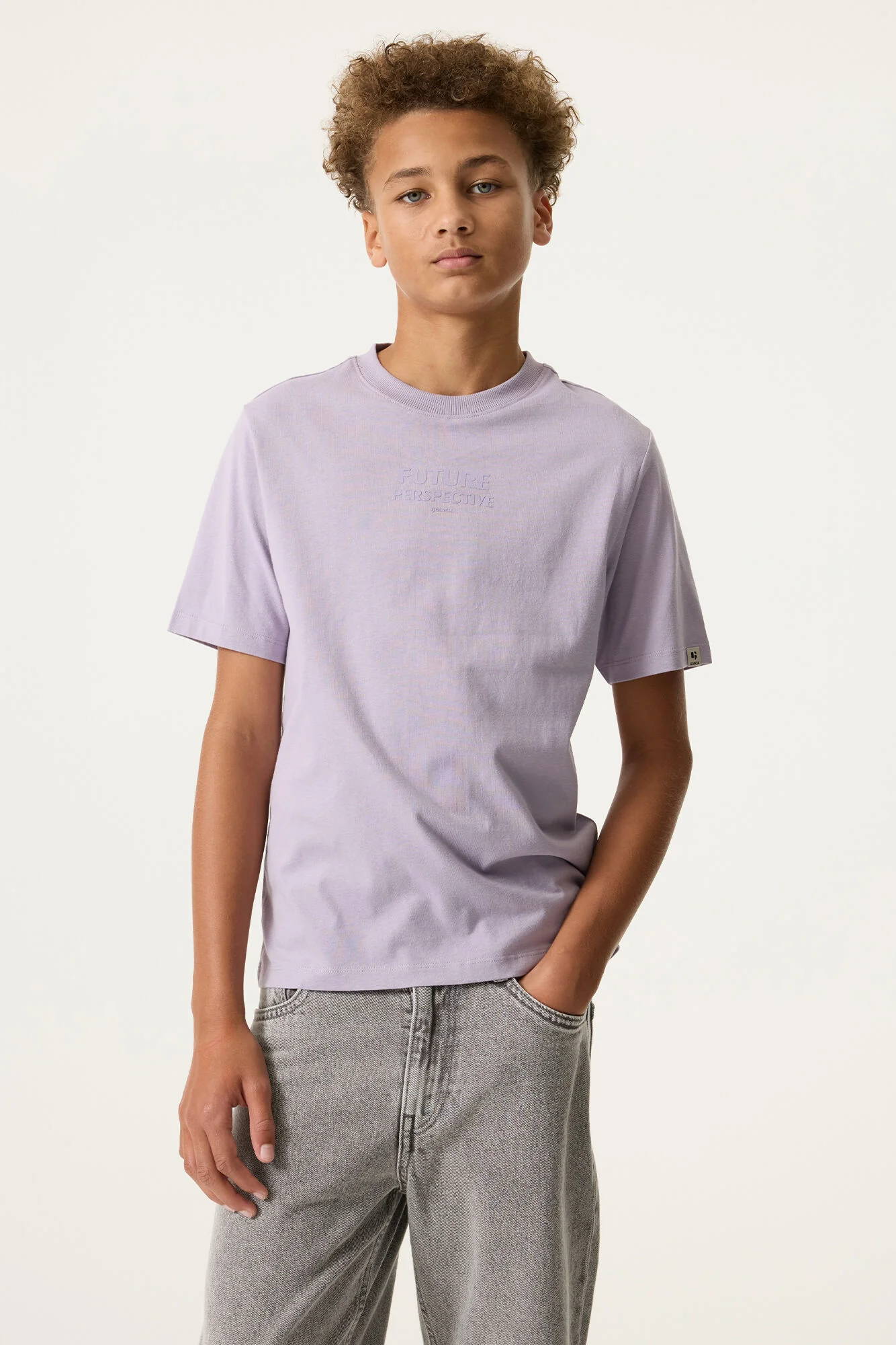 T-Shirt mit gleichfarbigen Druck - Image 3
