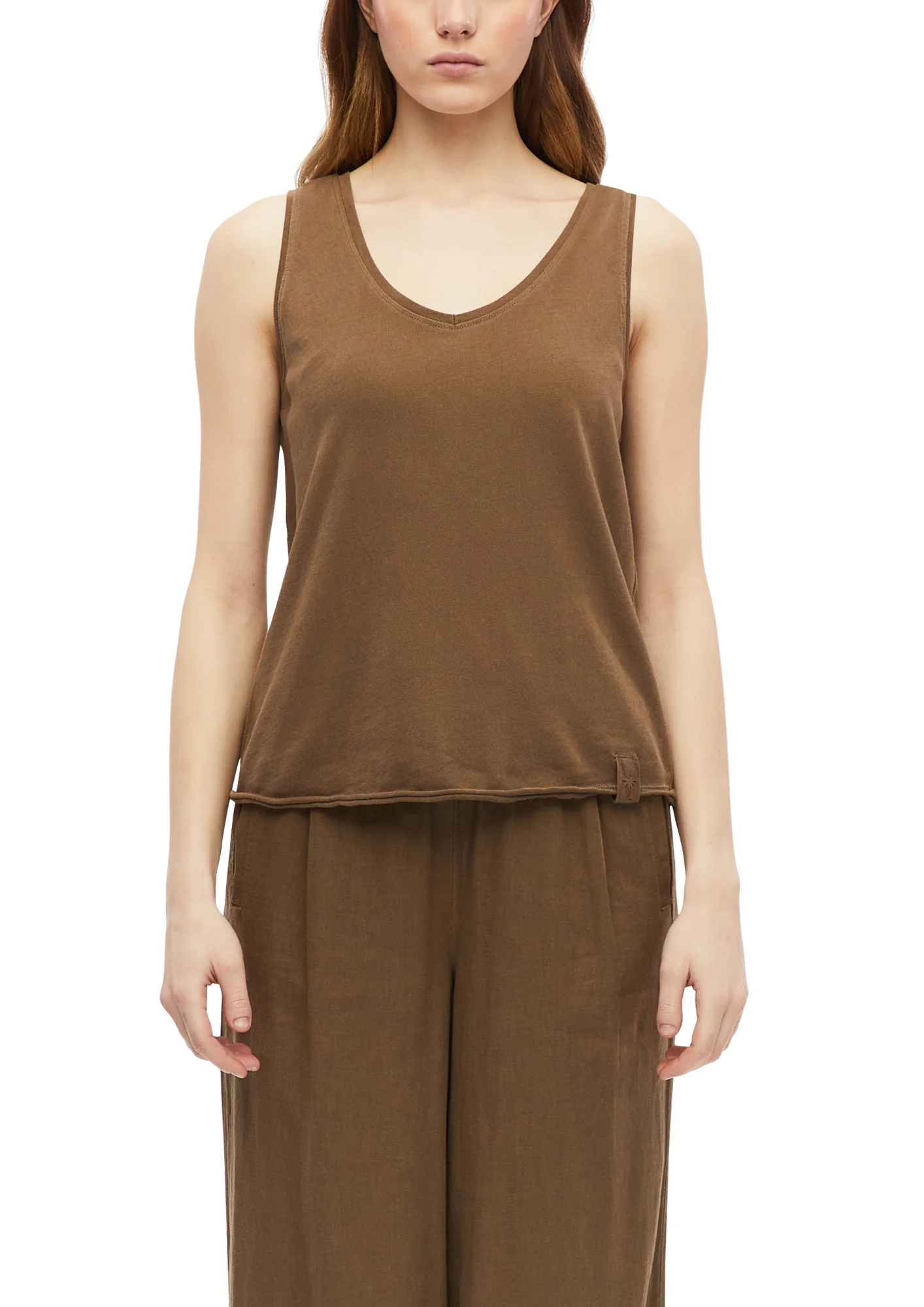 Top mit Garment Dye und offenen Kanten - Image 4