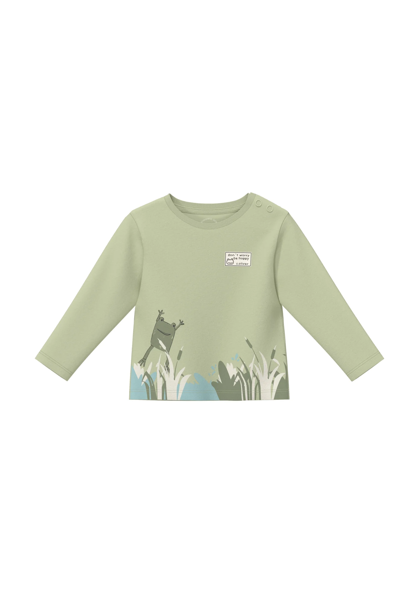 Langarmshirt mit Frontprint