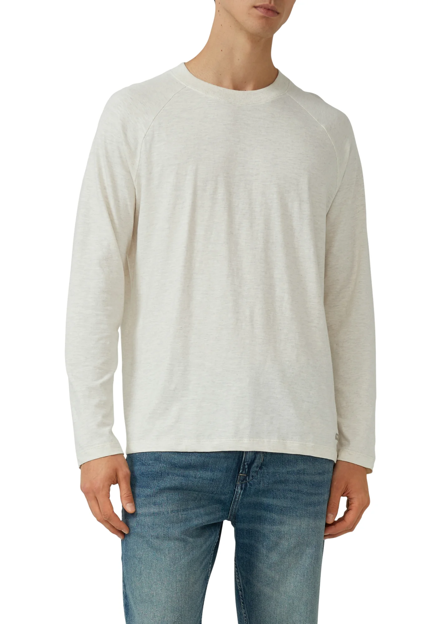 Meliertes Langarmshirt - Image 4
